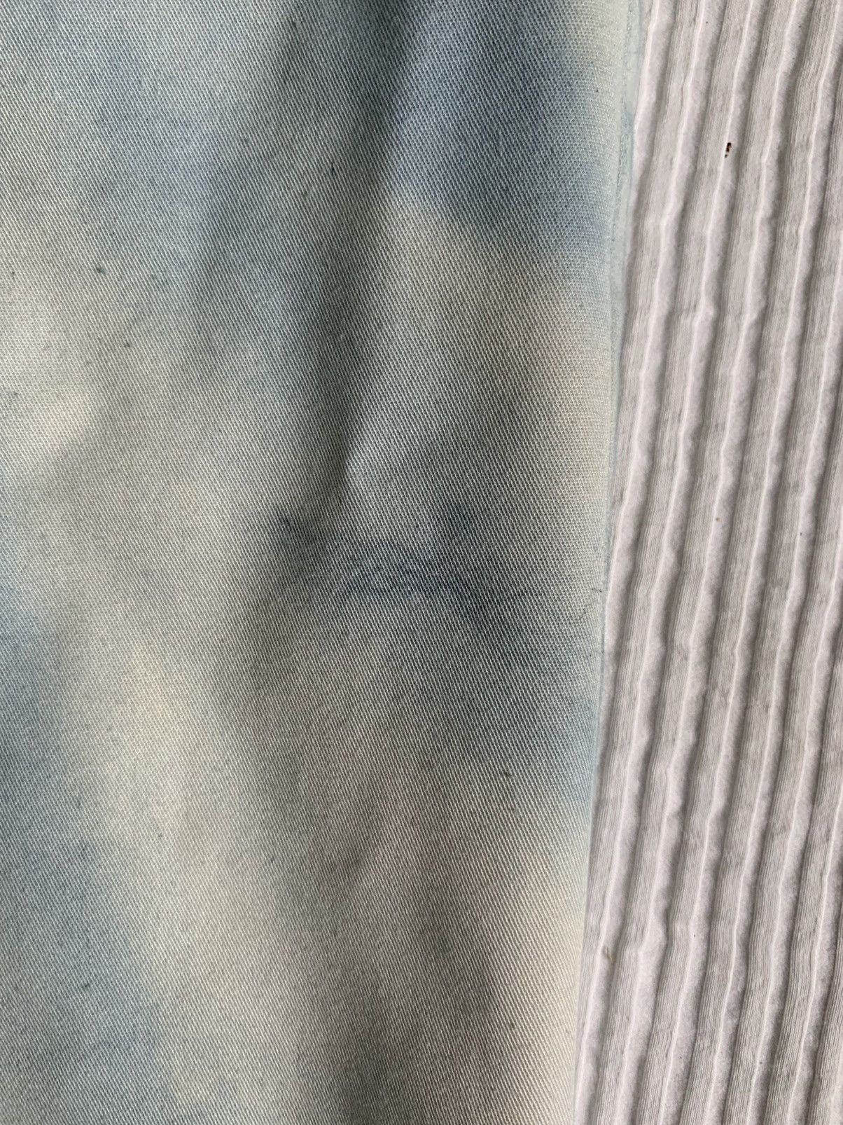Indigo × Japanese Brand × Vintage Satin Heavy Sun Faded Creased Indigo Cloudy Pants Size US 26 / EU 42 - 19 Thumbnail