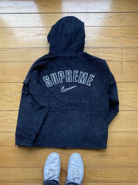 Supreme Supreme Nike Arc Corduroy Hooded Jacket | Grailed