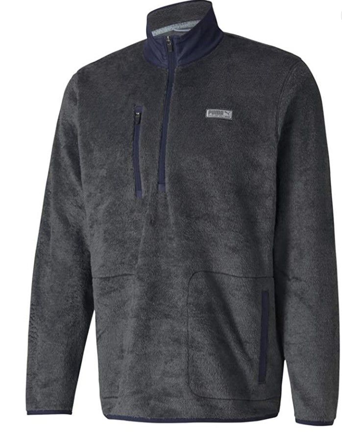 Puma Golf 597597 Sherpa Golf Sweatshirt Quiet Shade