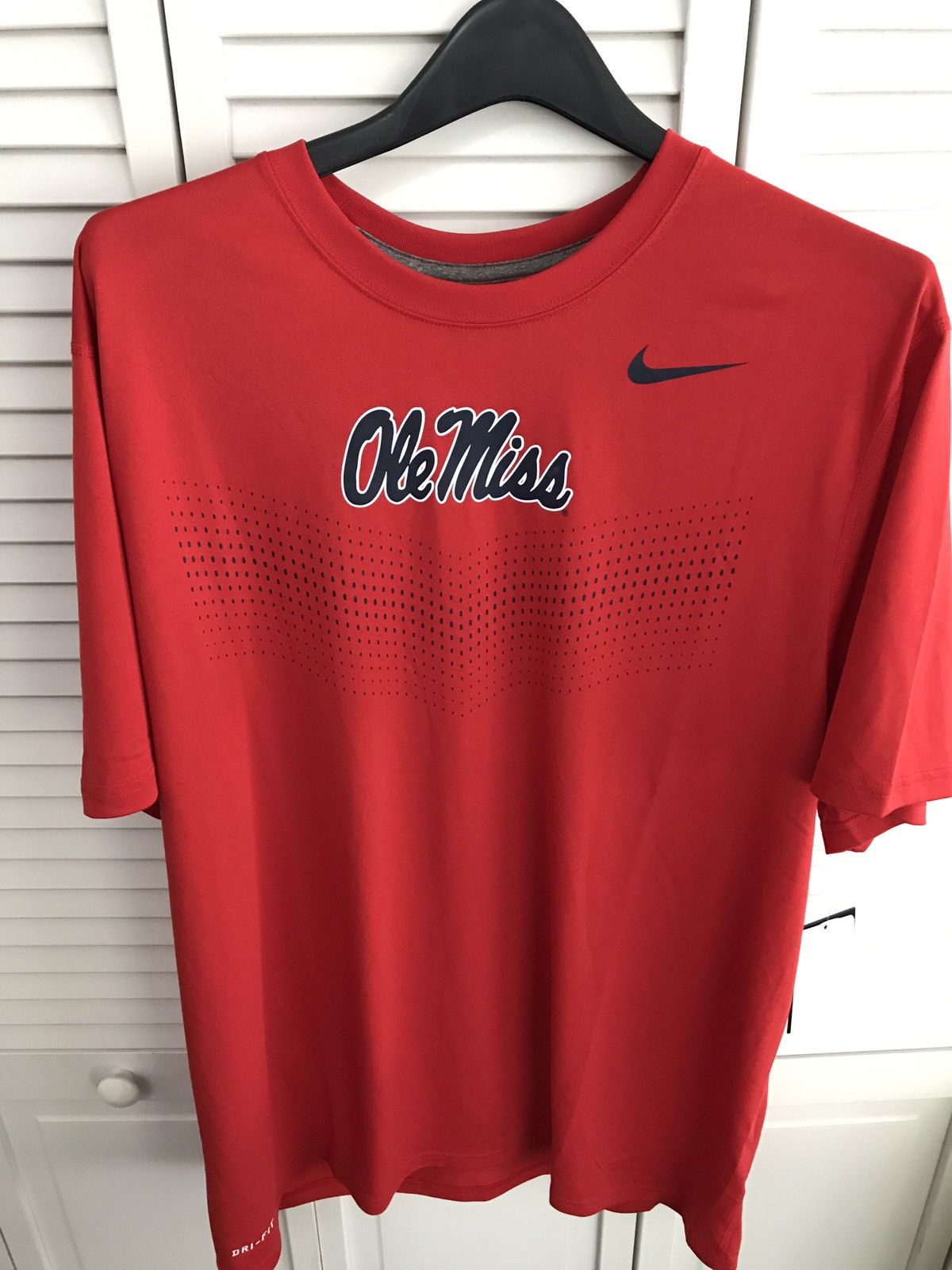 ole miss dri fit polo