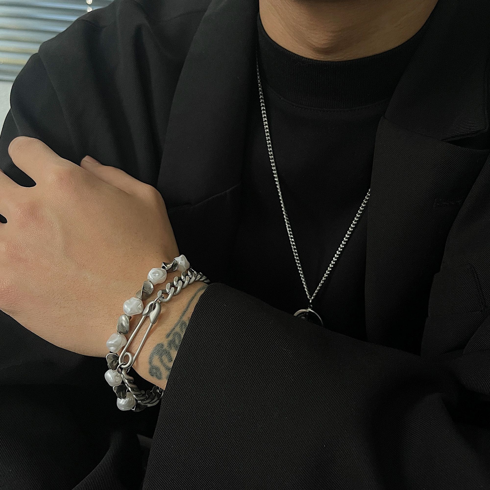 Jewelry × Vintage Fashion Irregular Pearl Bracelet Size ONE SIZE - 2 Thumbnail