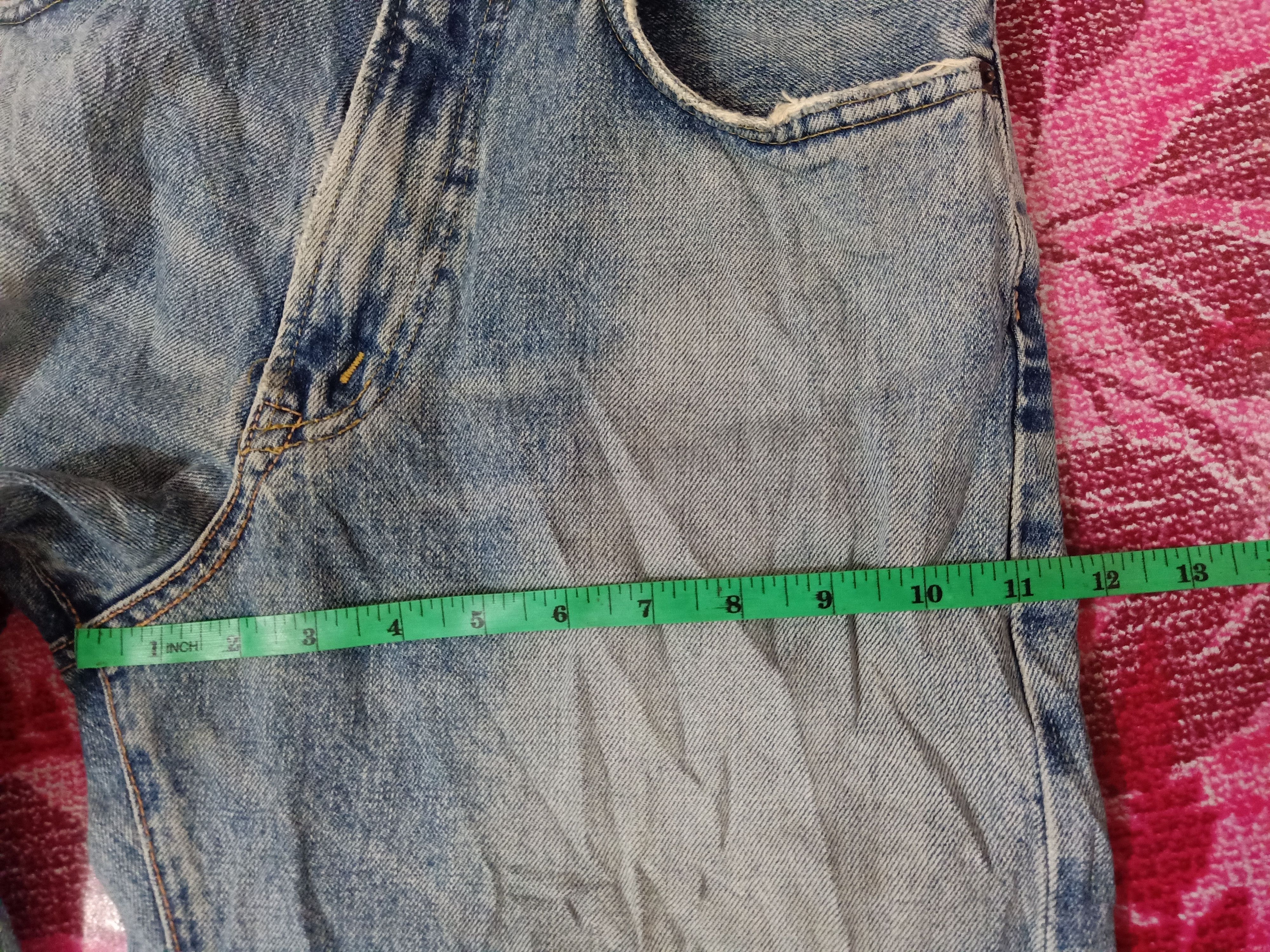 Vintage Vintage Edwin Selvedge Thrashed Denim Jeans Size US 30 / EU 46 - 21 Thumbnail
