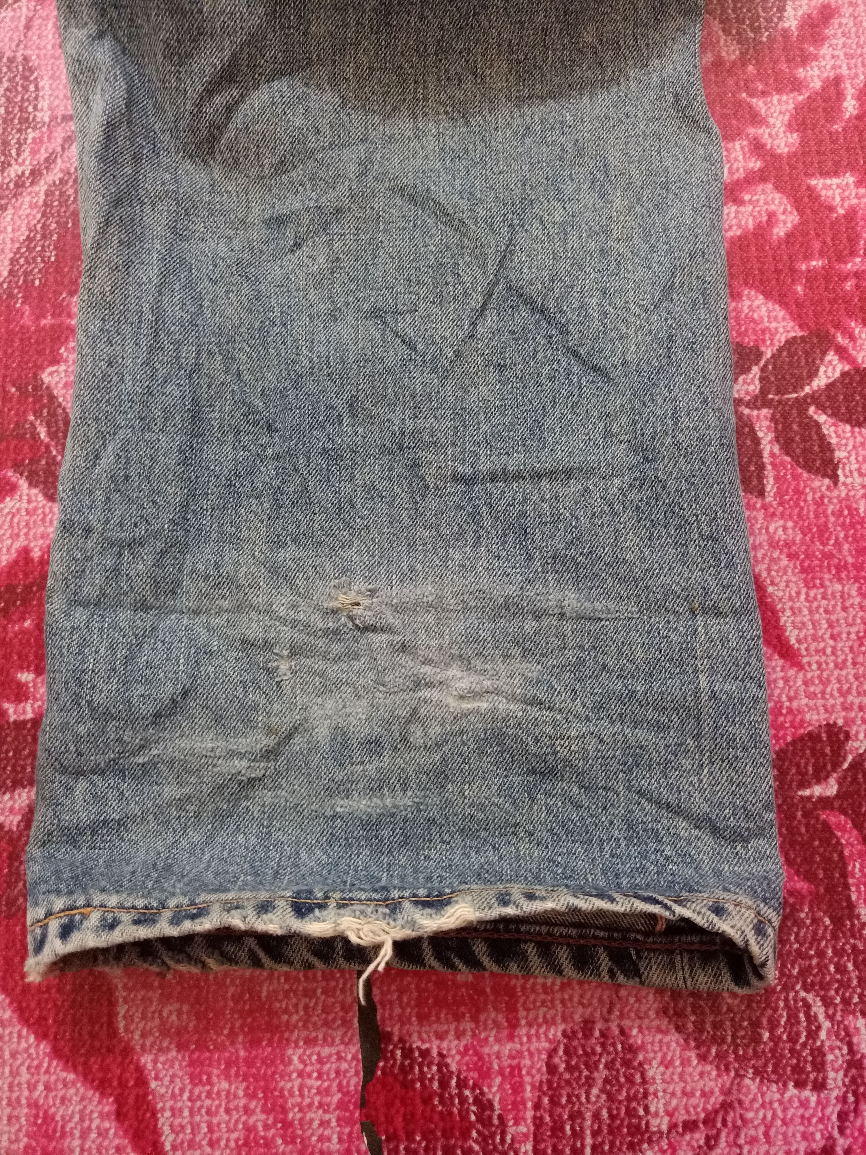 Vintage Vintage Edwin Selvedge Thrashed Denim Jeans Size US 30 / EU 46 - 18 Thumbnail