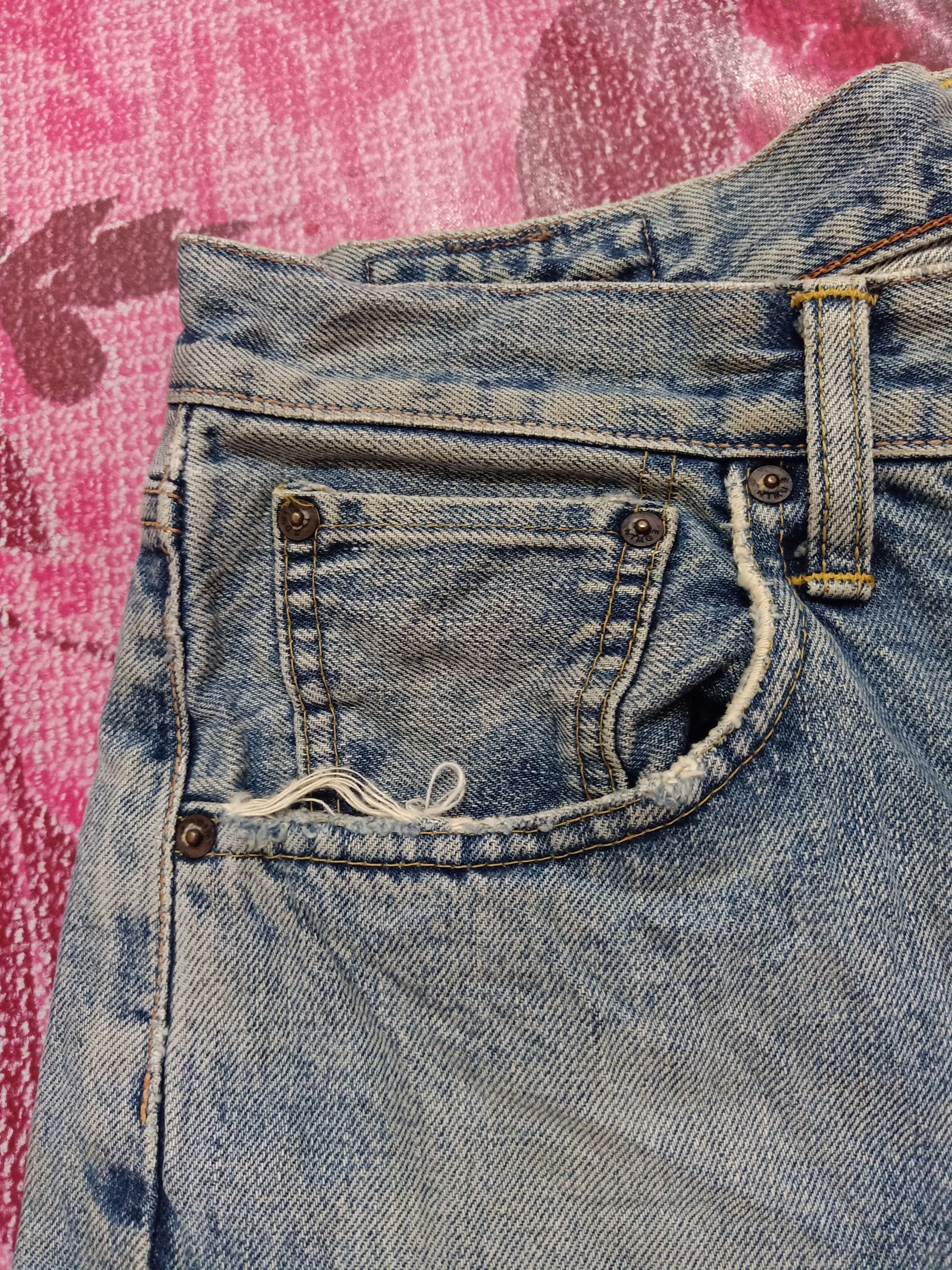 Vintage Vintage Edwin Selvedge Thrashed Denim Jeans Size US 30 / EU 46 - 3 Thumbnail