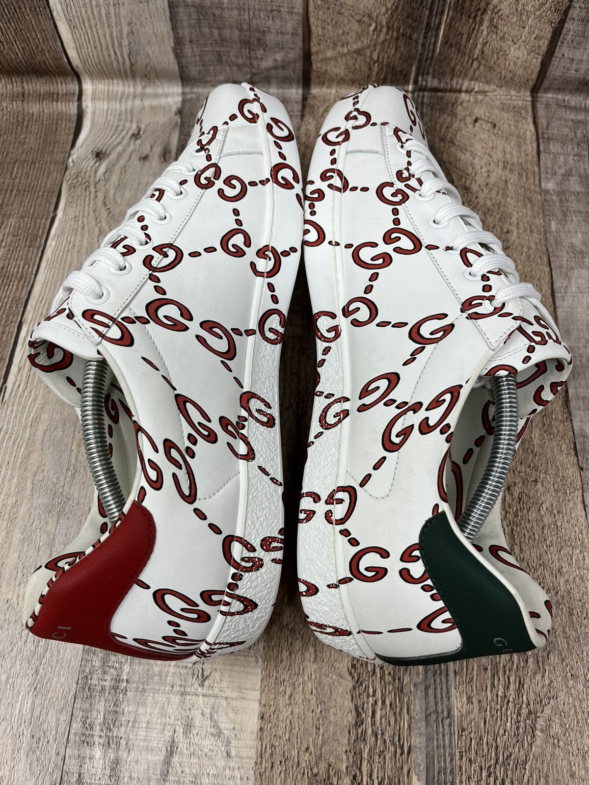 Gucci Gucci Ace Monogram GG All Over Print SIZE 10 Gucci Size US 10 / EU 43 - 3 Thumbnail