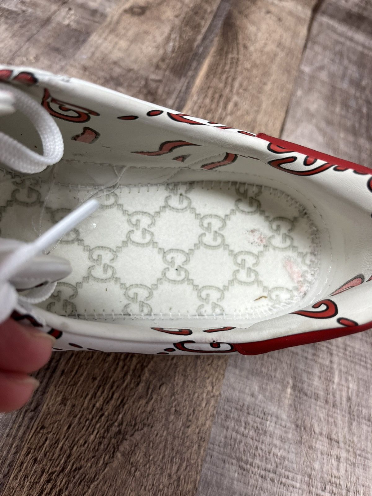 Gucci Gucci Ace Monogram GG All Over Print SIZE 10 Gucci Size US 10 / EU 43 - 11 Thumbnail