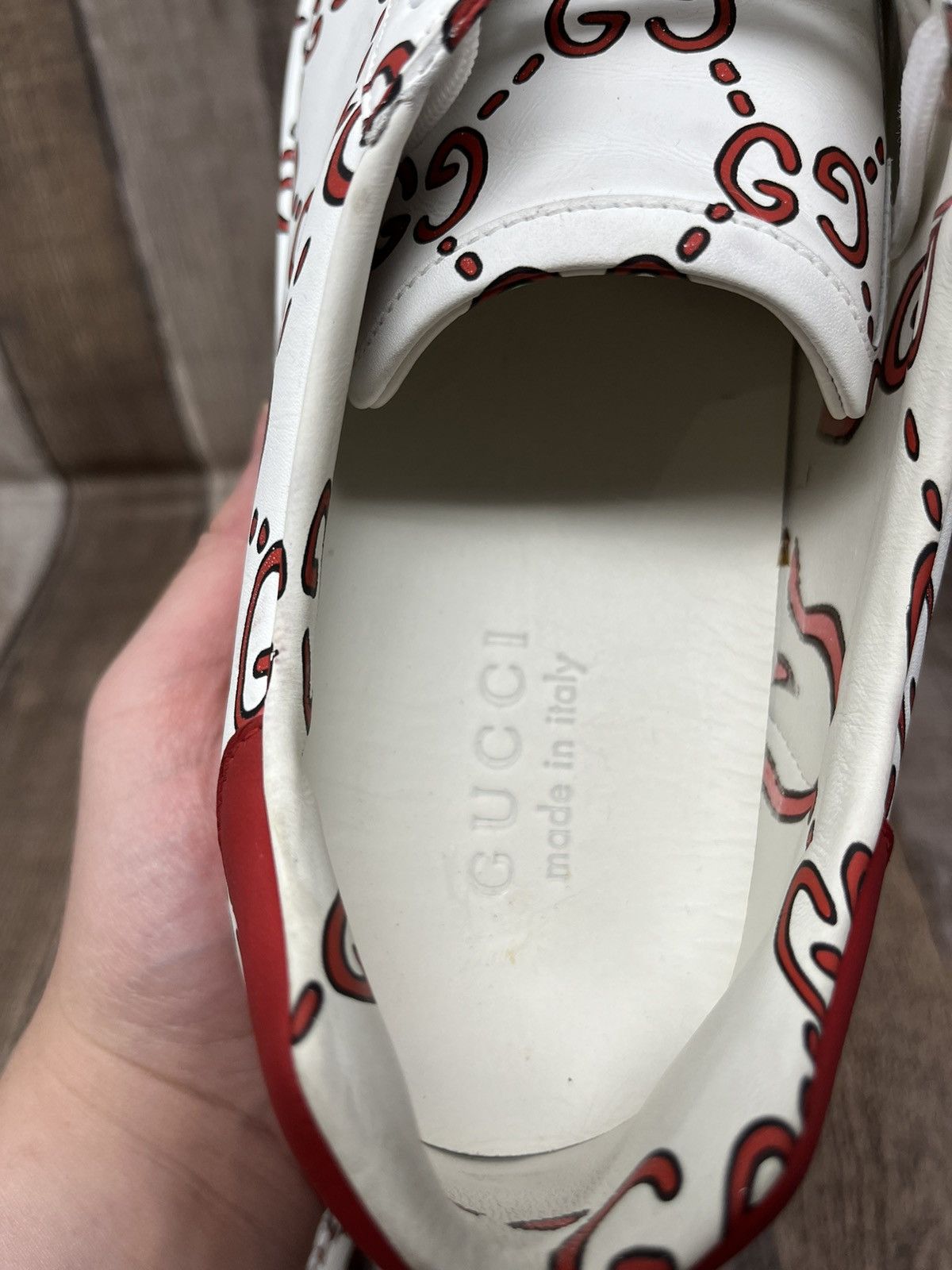 Gucci Gucci Ace Monogram GG All Over Print SIZE 10 Gucci Size US 10 / EU 43 - 9 Thumbnail