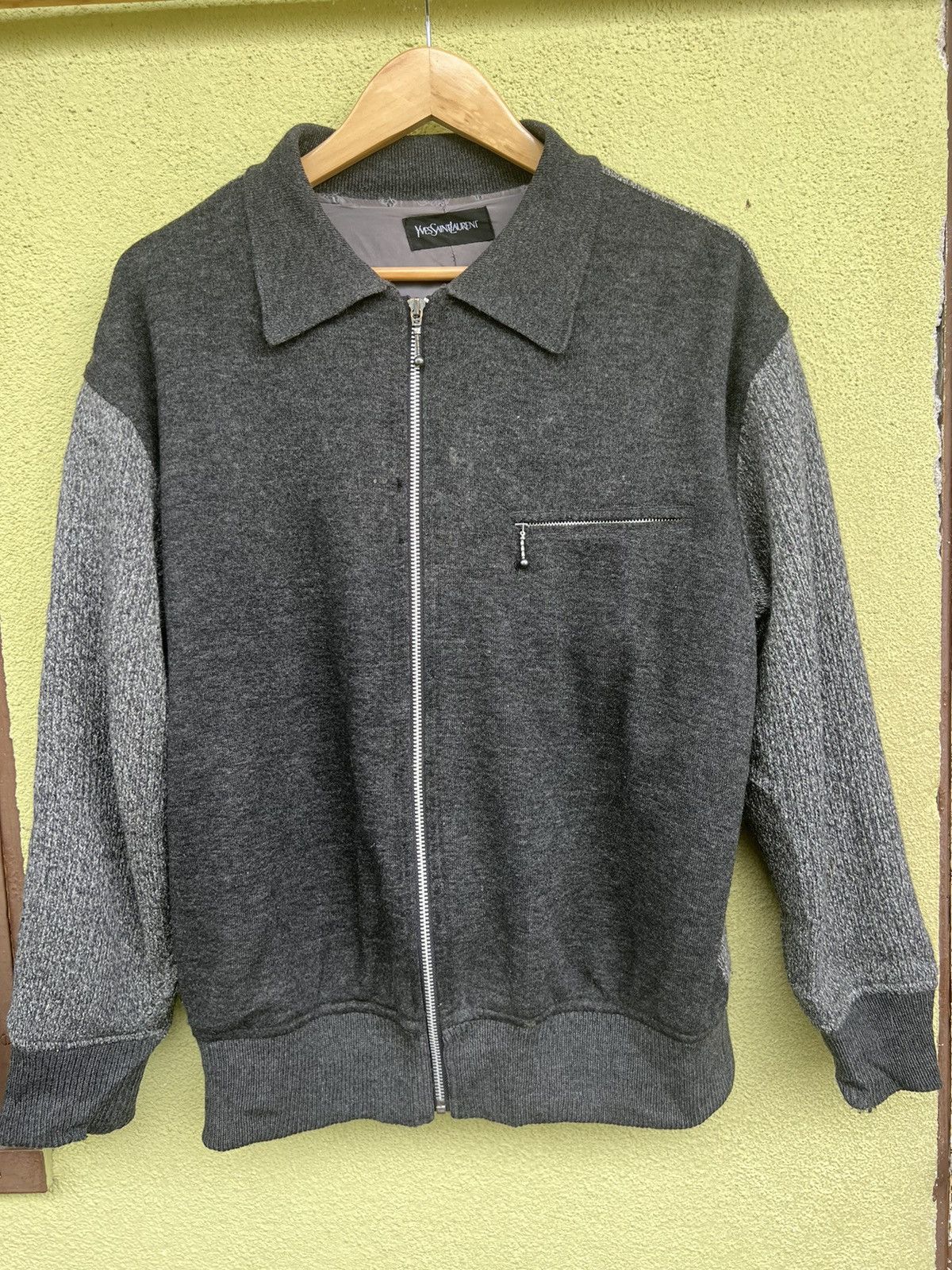 Vintage × Yves Saint Laurent Rare🔥🔥Yves Saint Laurent varsity jacket vintage Size US M / EU 48-50 / 2 - 1 Thumbnail