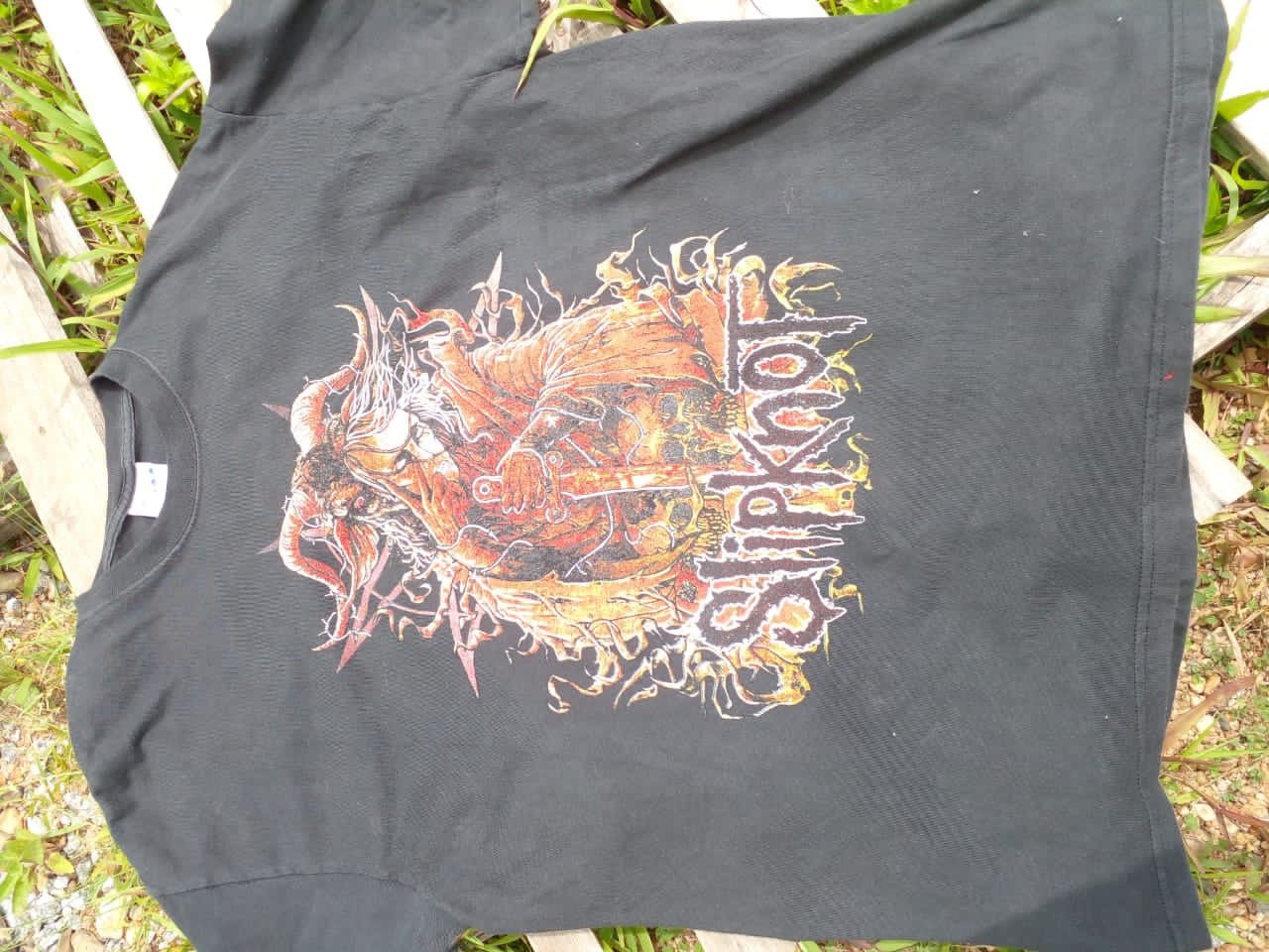Band Tees T SHIRT BAND SLIPKNOT Size US XL / EU 56 / 4 - 9 Thumbnail