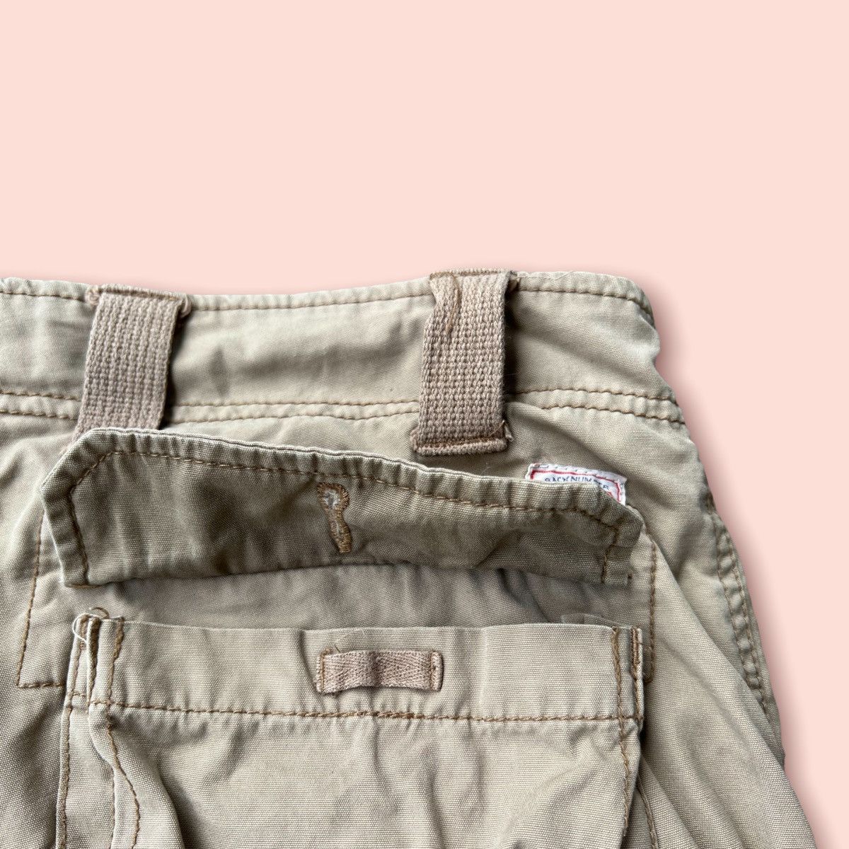 Japanese Brand VINTAGE BACK NUMBER UP ARMORED EQUIPMENT CARGO SHORTS Size US 31 - 11 Thumbnail