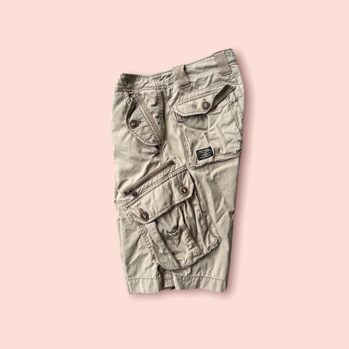 Japanese Brand VINTAGE BACK NUMBER UP ARMORED EQUIPMENT CARGO SHORTS Size US 31 - 1 Thumbnail