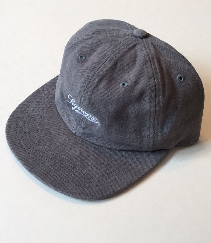 【希少】Supreme Brushed Twill Script 6-Panel Supreme Brushed Twill Script 6-Panel (FW17) - $48
