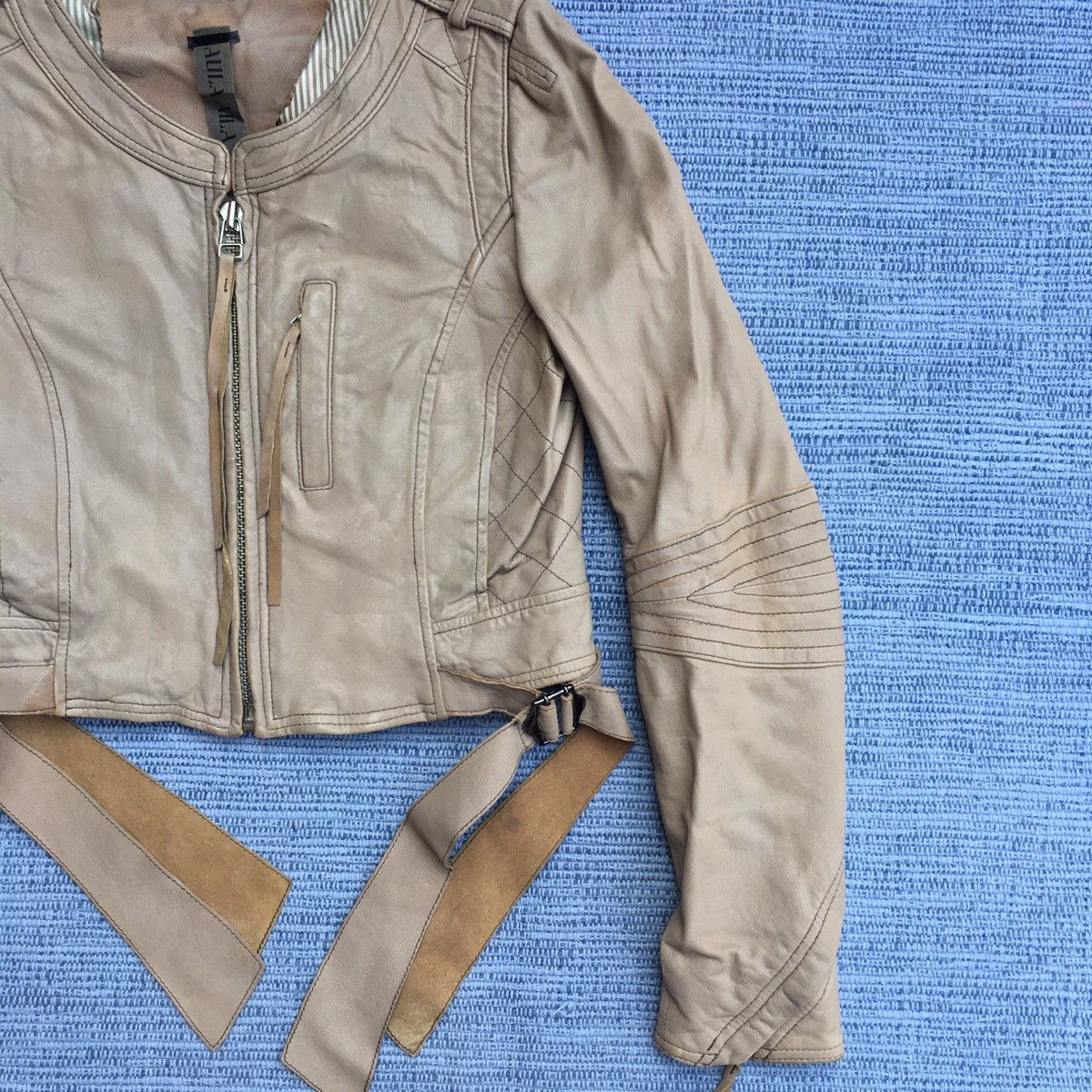 Japanese Brand aula aila leather jacket Size US XS / EU 42 / 0 - 3 Thumbnail
