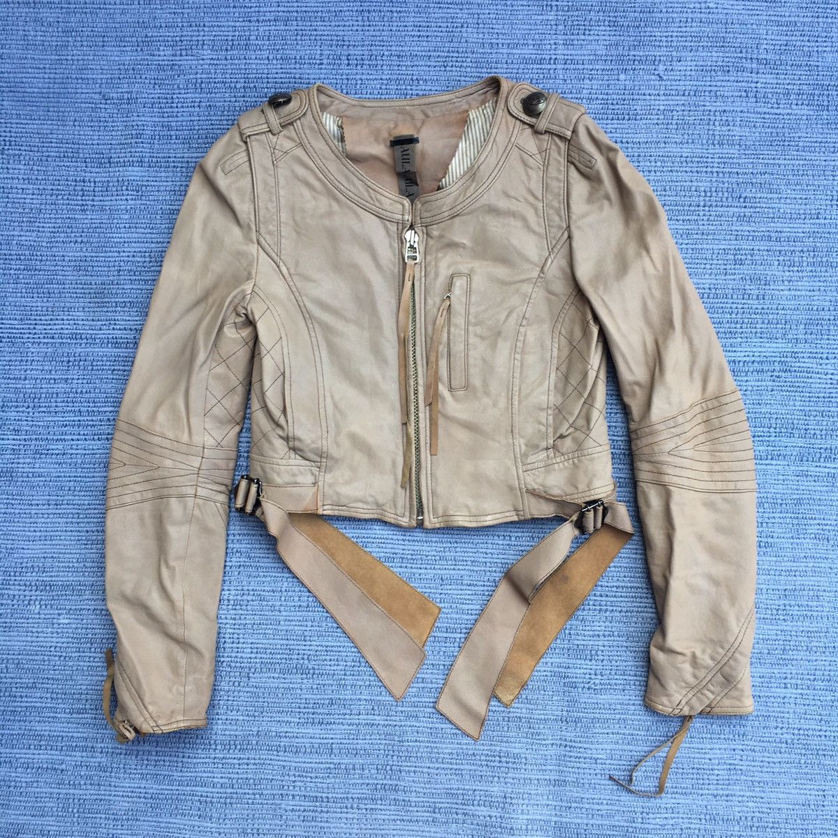 Japanese Brand aula aila leather jacket Size US XS / EU 42 / 0 - 1 Thumbnail