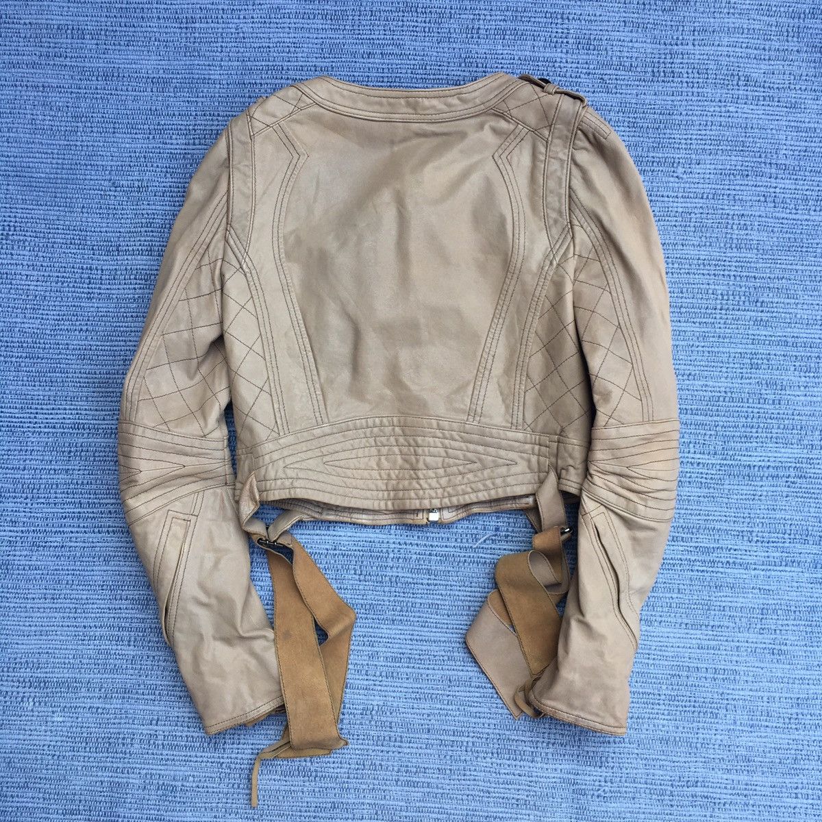 Japanese Brand aula aila leather jacket Size US XS / EU 42 / 0 - 8 Thumbnail