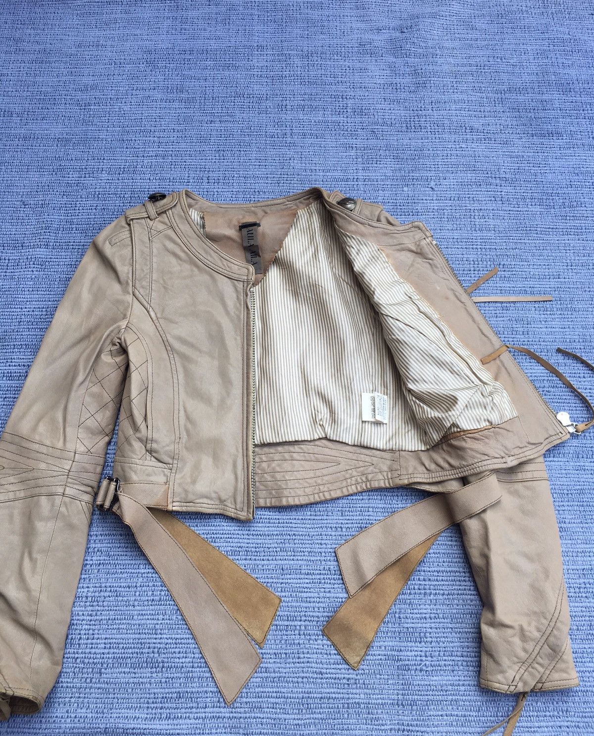 Japanese Brand aula aila leather jacket Size US XS / EU 42 / 0 - 6 Thumbnail