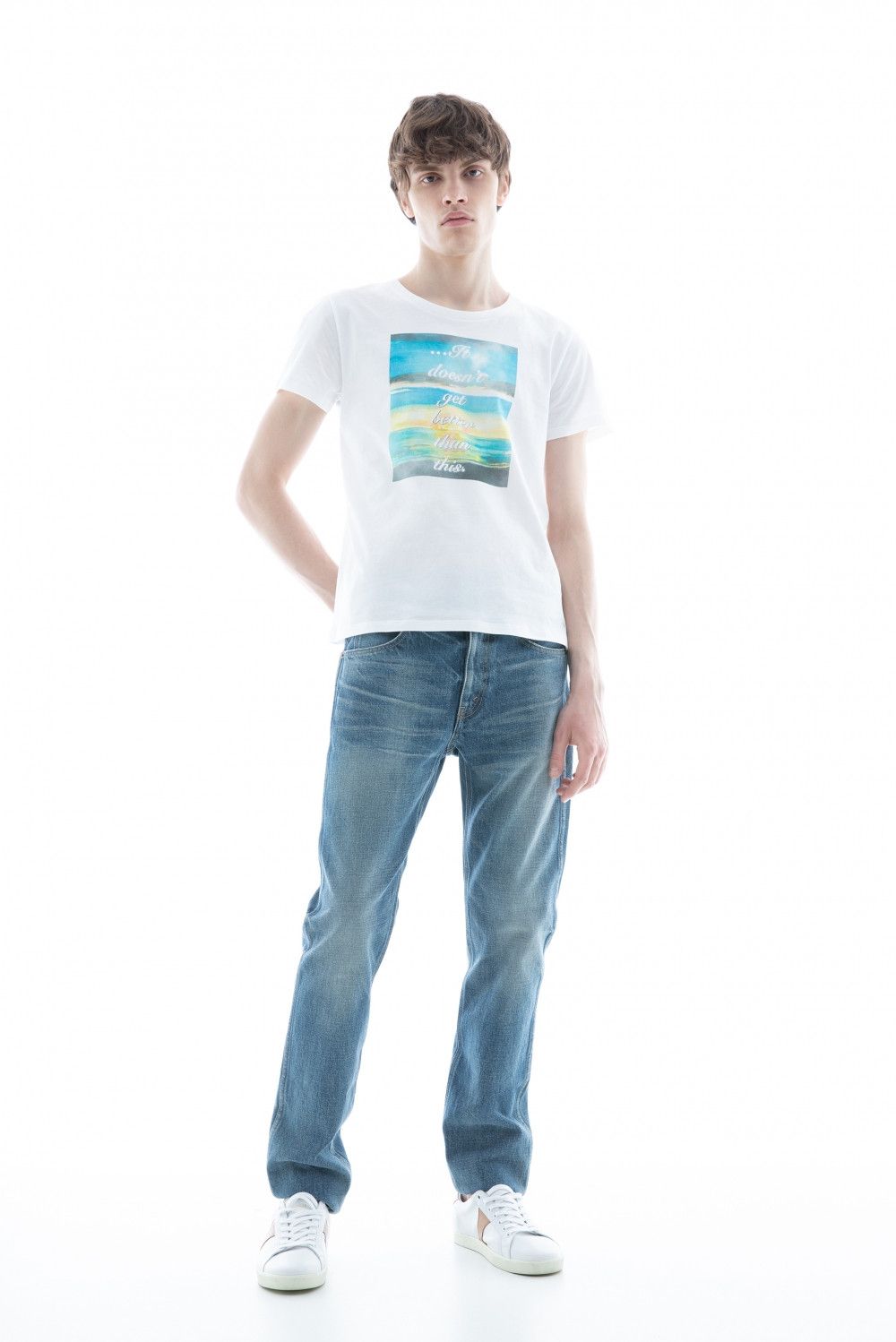 Celine It Doesn’t Get Better Than This Tee Size US M / EU 48-50 / 2 - 2 Thumbnail