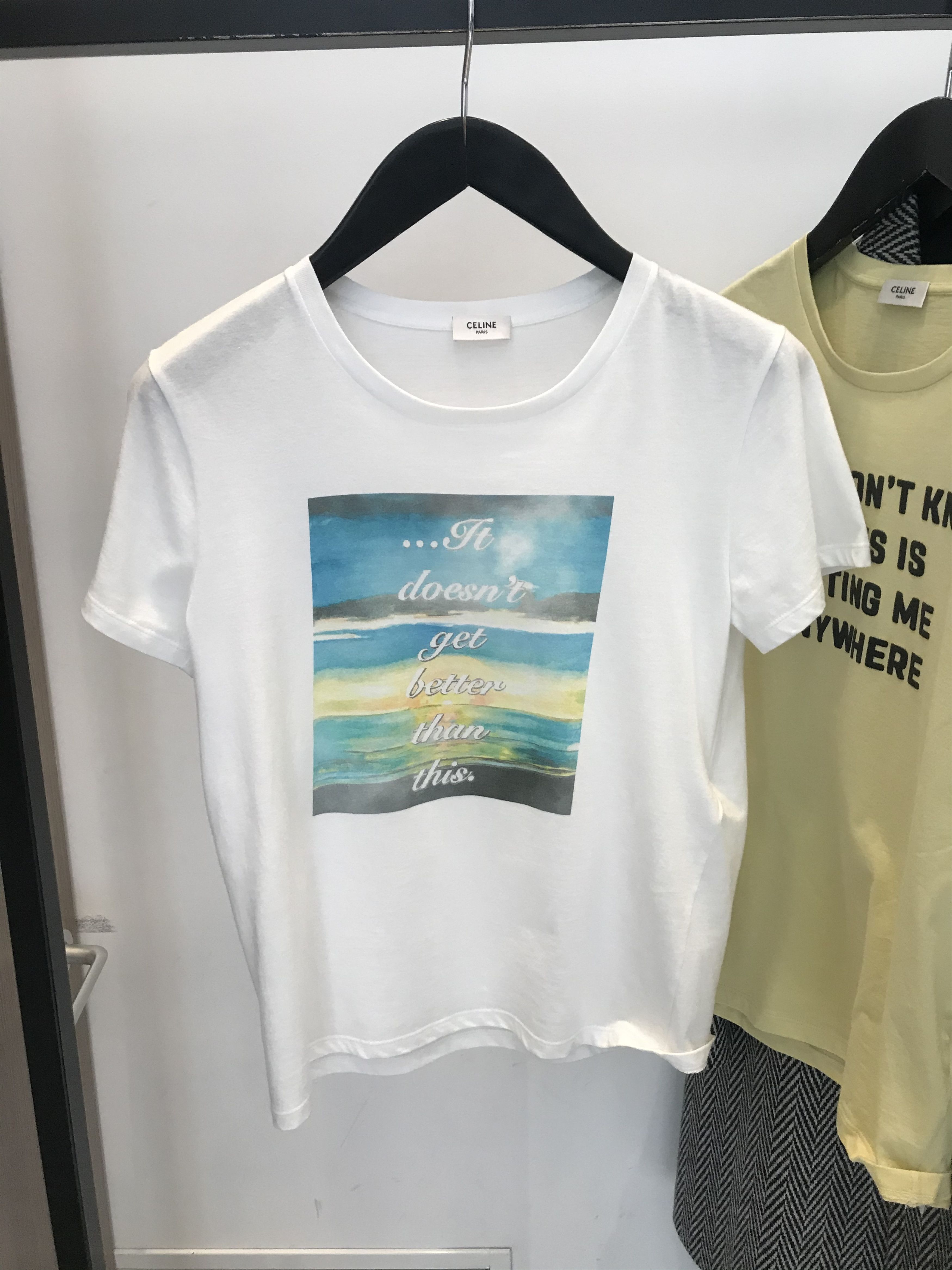 Celine It Doesn’t Get Better Than This Tee Size US M / EU 48-50 / 2 - 5 Thumbnail
