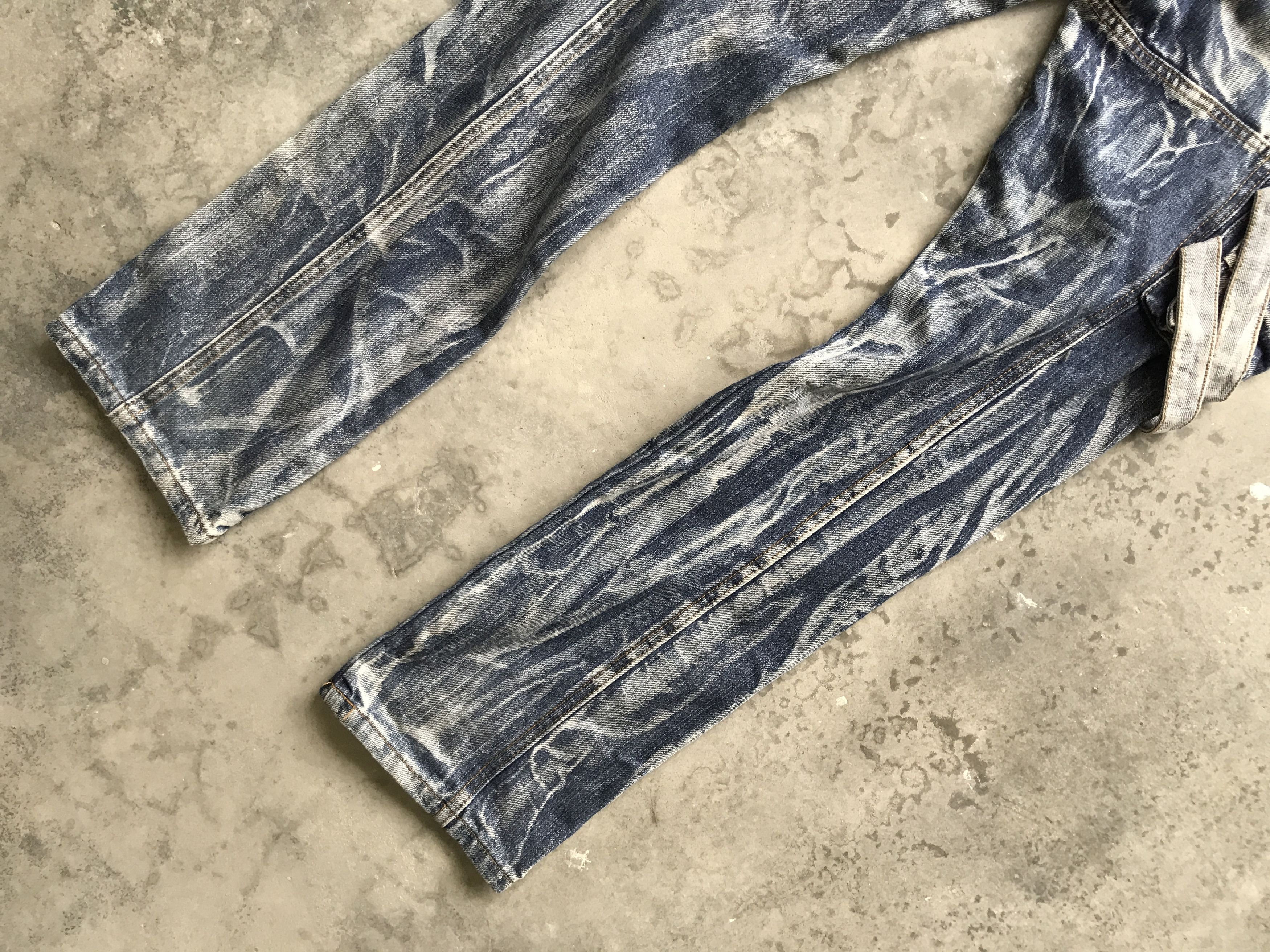 Japanese Brand CP48 AS Denim Double Vuja de Style Bondage Skinny Denim Size US 31 - 12 Thumbnail