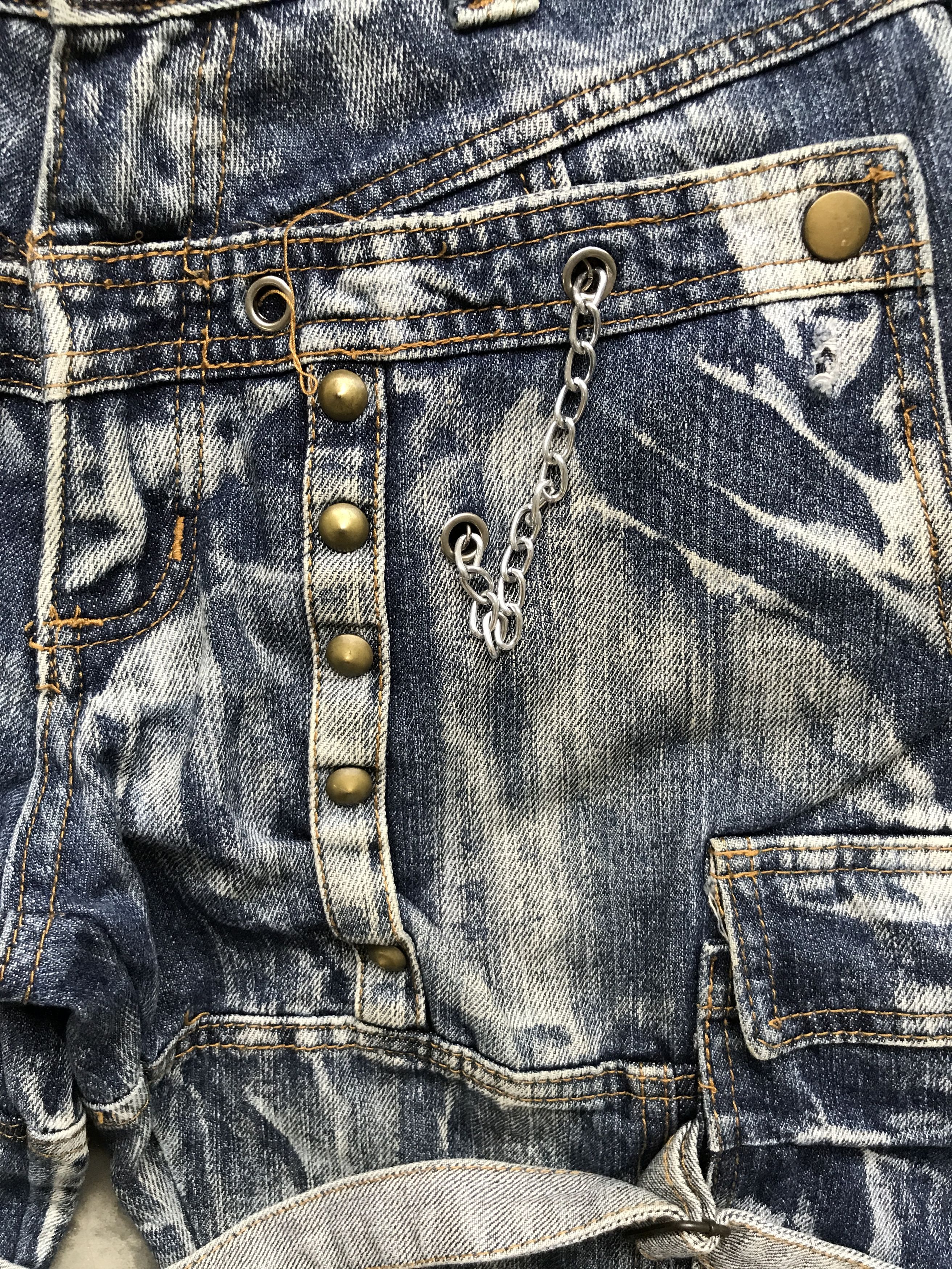 Japanese Brand CP48 AS Denim Double Vuja de Style Bondage Skinny Denim Size US 31 - 8 Thumbnail