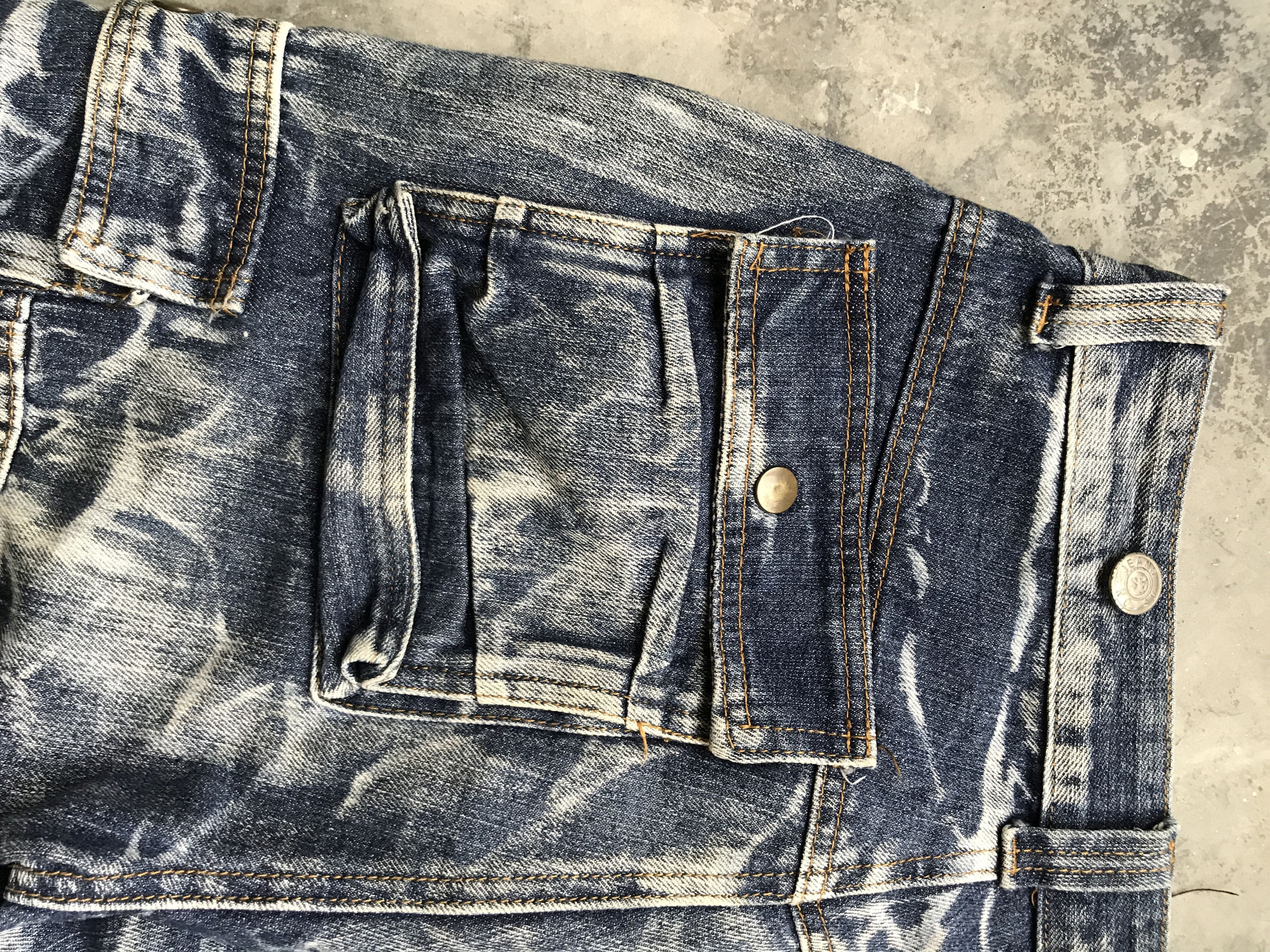 Japanese Brand CP48 AS Denim Double Vuja de Style Bondage Skinny Denim Size US 31 - 16 Thumbnail