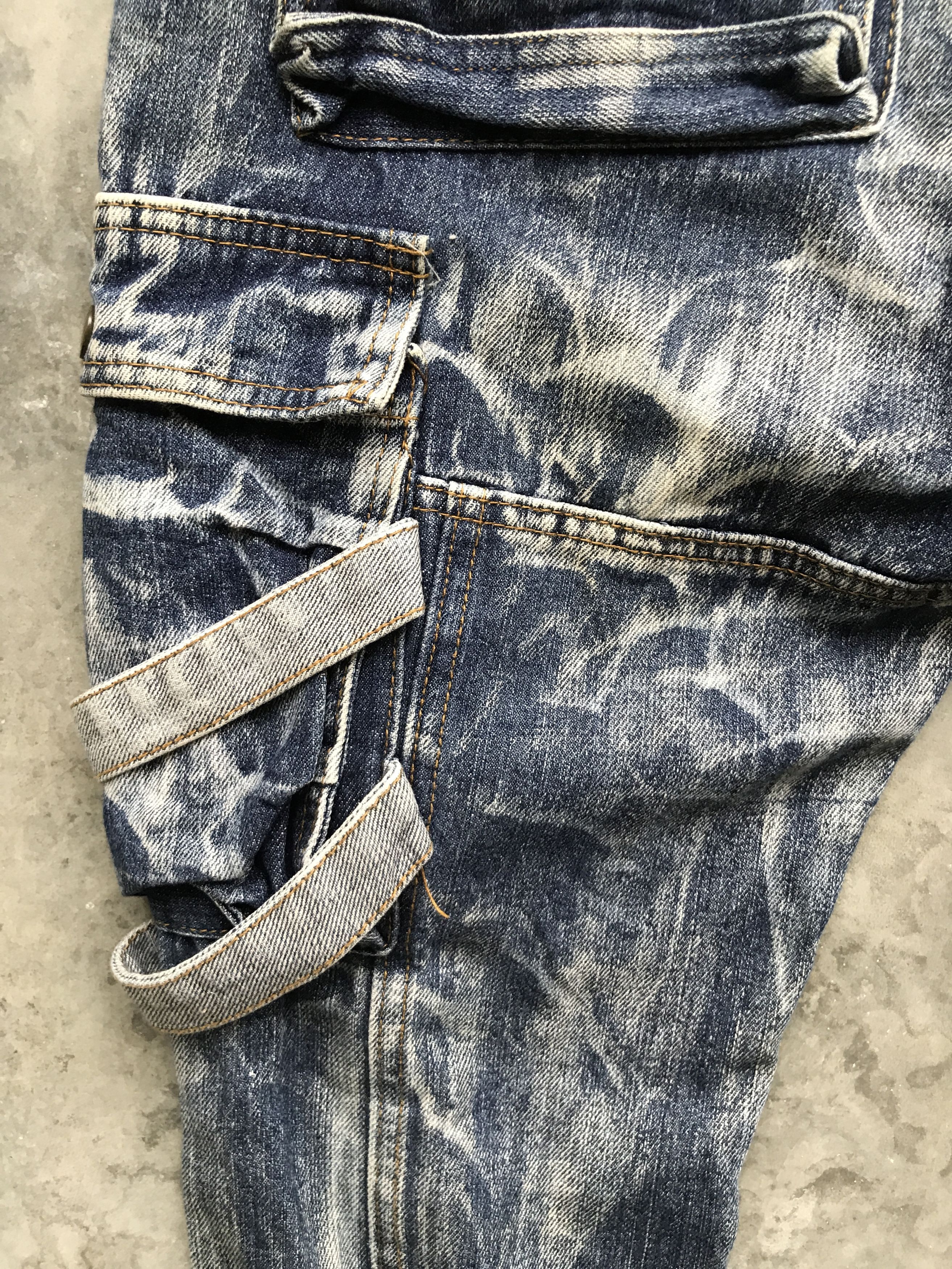 Japanese Brand CP48 AS Denim Double Vuja de Style Bondage Skinny Denim Size US 31 - 13 Thumbnail