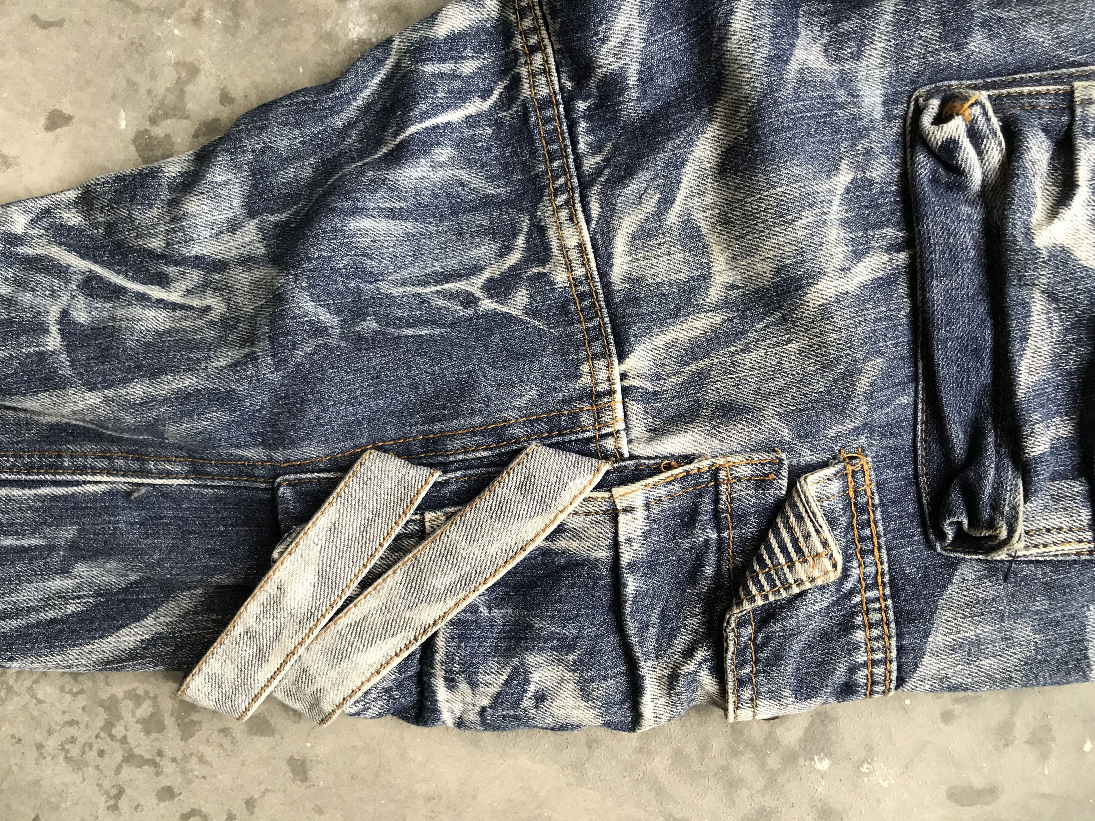 Japanese Brand CP48 AS Denim Double Vuja de Style Bondage Skinny Denim Size US 31 - 14 Thumbnail