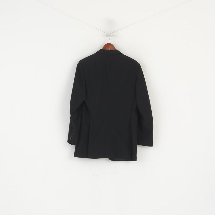 Vintage Odermark Men 44 34 Blazer Black Wool Vintage jacket 1358 | Grailed