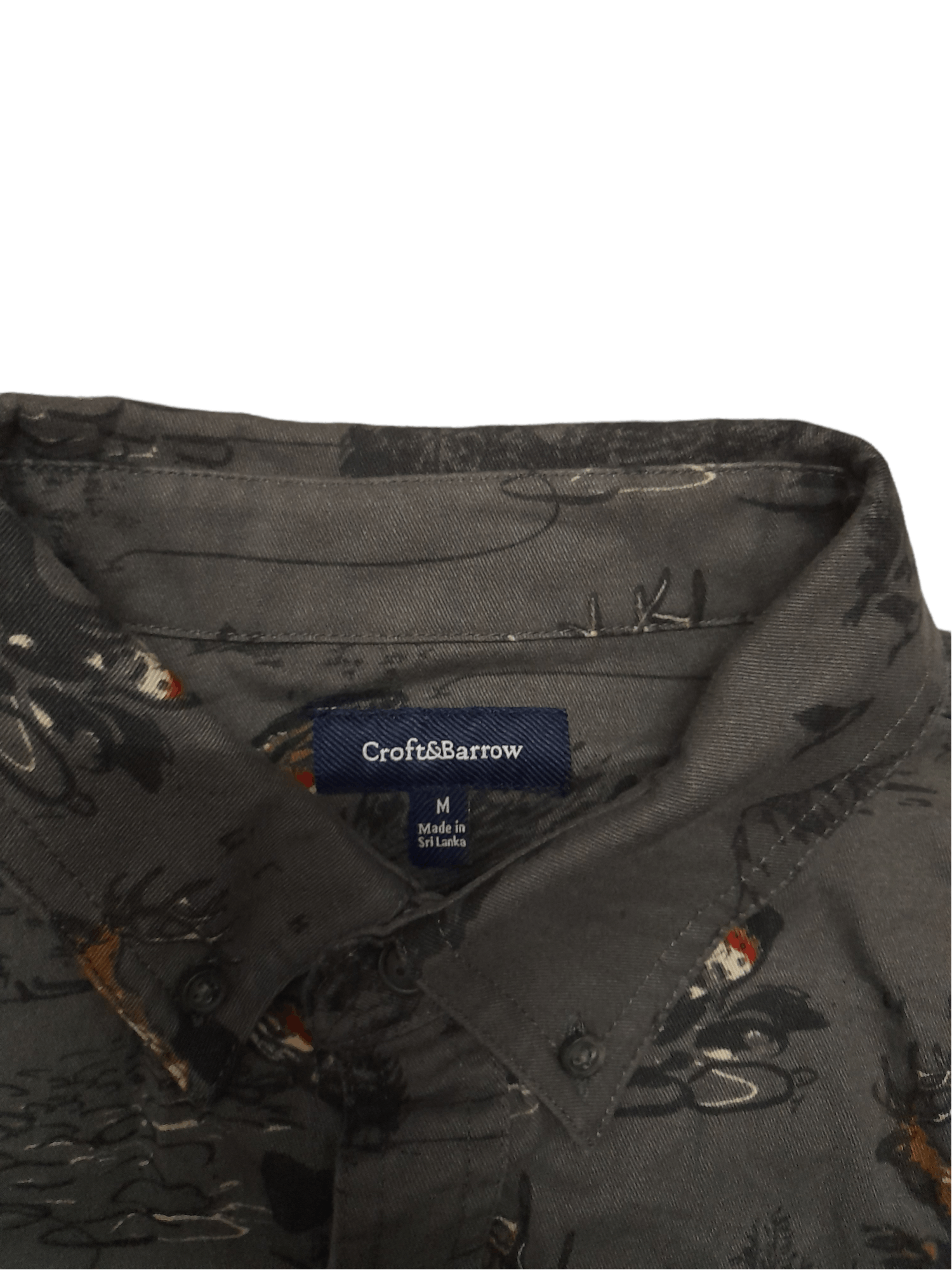 Croft & Barrow Croft & Barrow Full Print Hunting CHamois (E107) Size US M / EU 48-50 / 2 - 5 Thumbnail