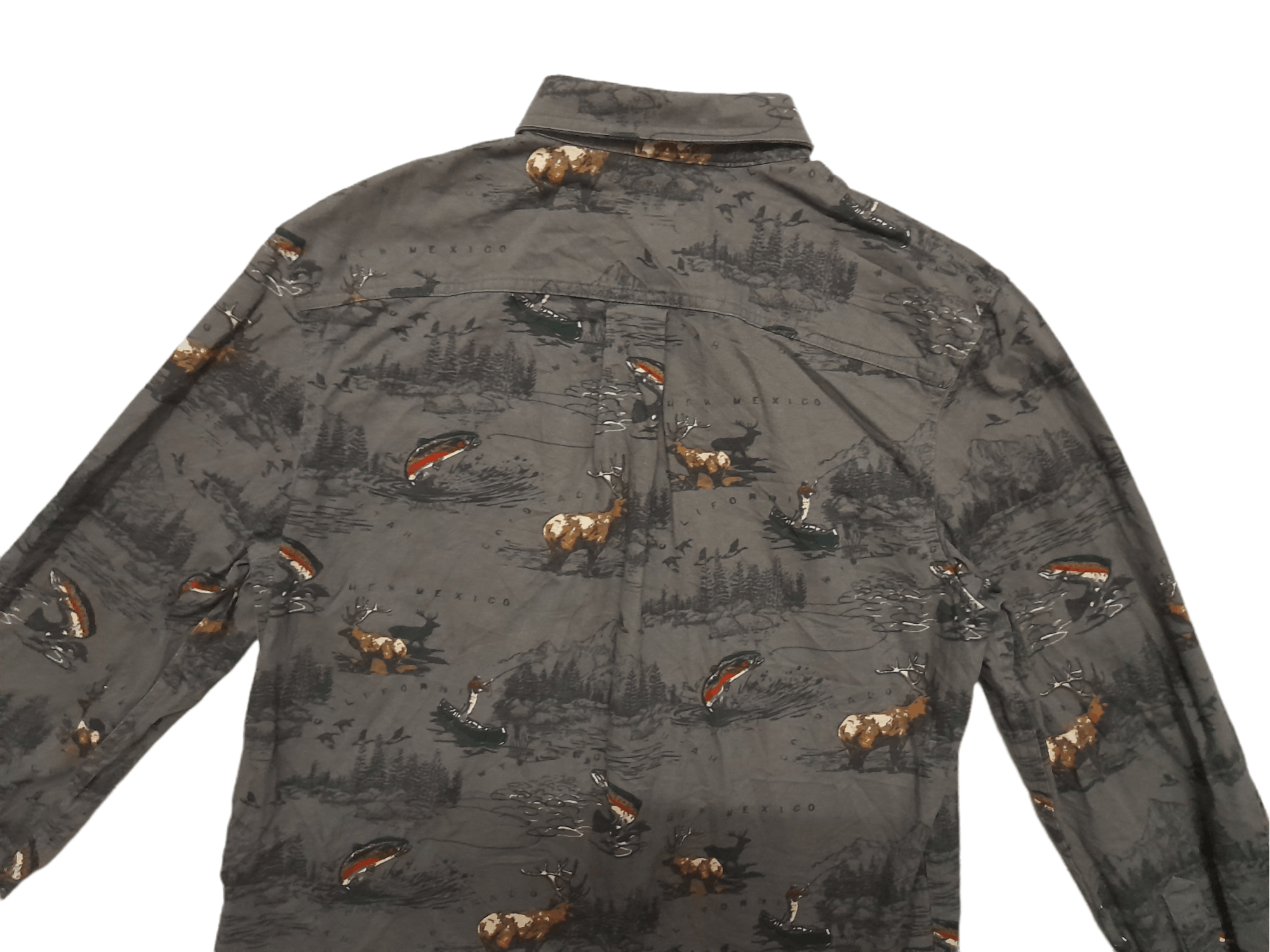 Croft & Barrow Croft & Barrow Full Print Hunting CHamois (E107) Size US M / EU 48-50 / 2 - 7 Thumbnail
