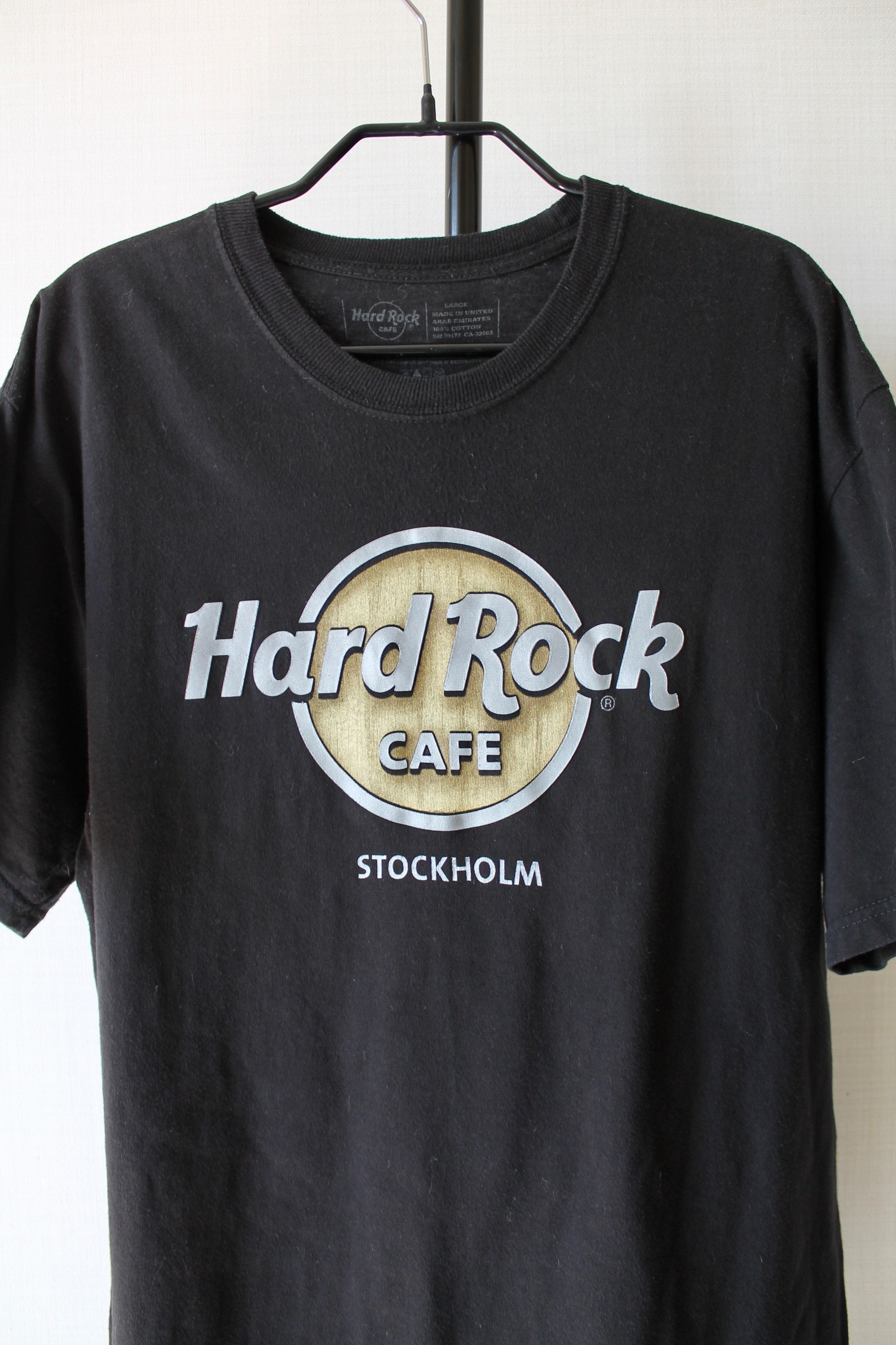 Hard Rock Cafe Hard Rock Cafe Stockholm vintage Tee T Shirt Size US L / EU 52-54 / 3 - 2 Thumbnail