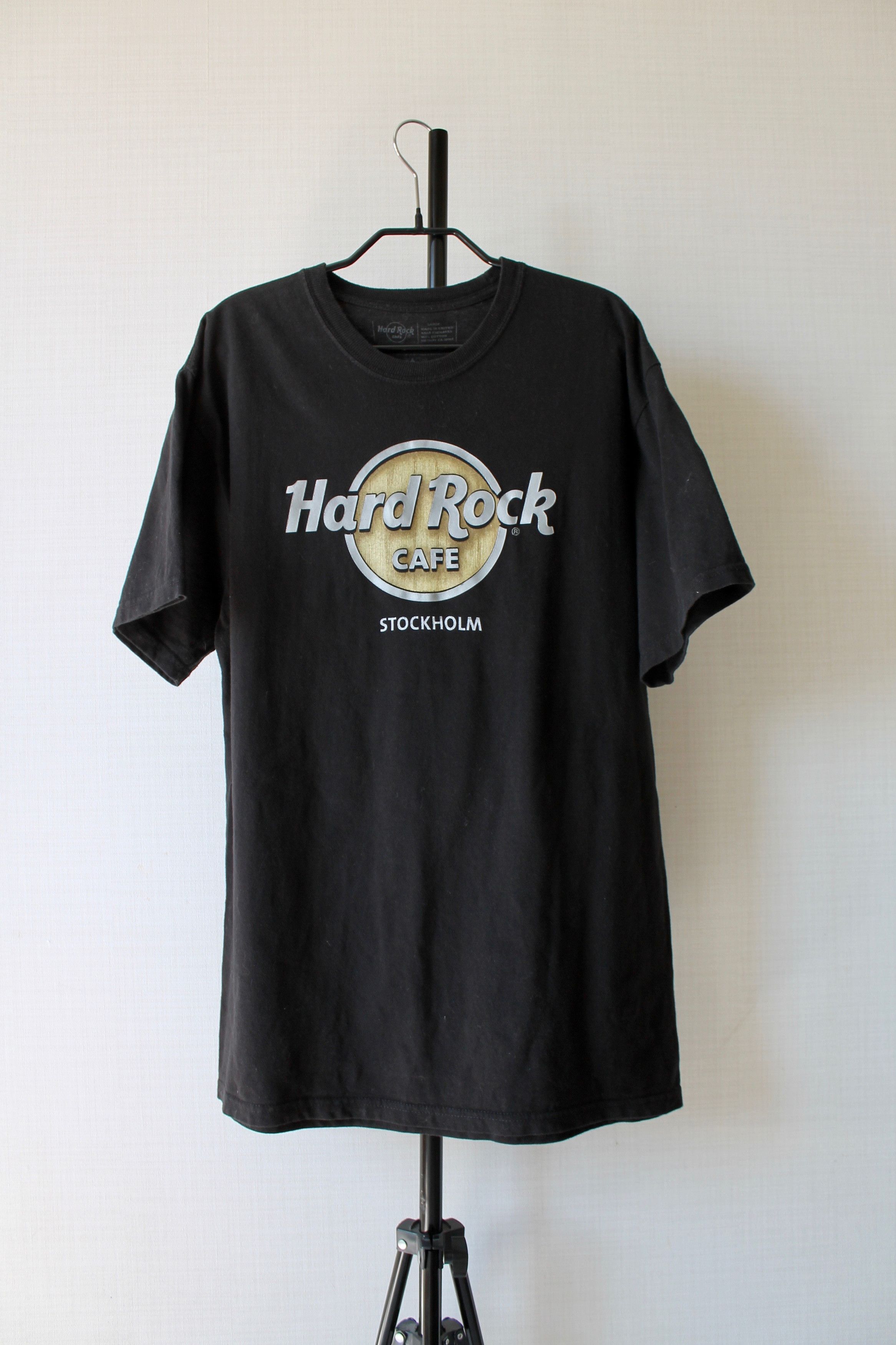 Hard Rock Cafe Hard Rock Cafe Stockholm vintage Tee T Shirt Size US L / EU 52-54 / 3 - 1 Thumbnail