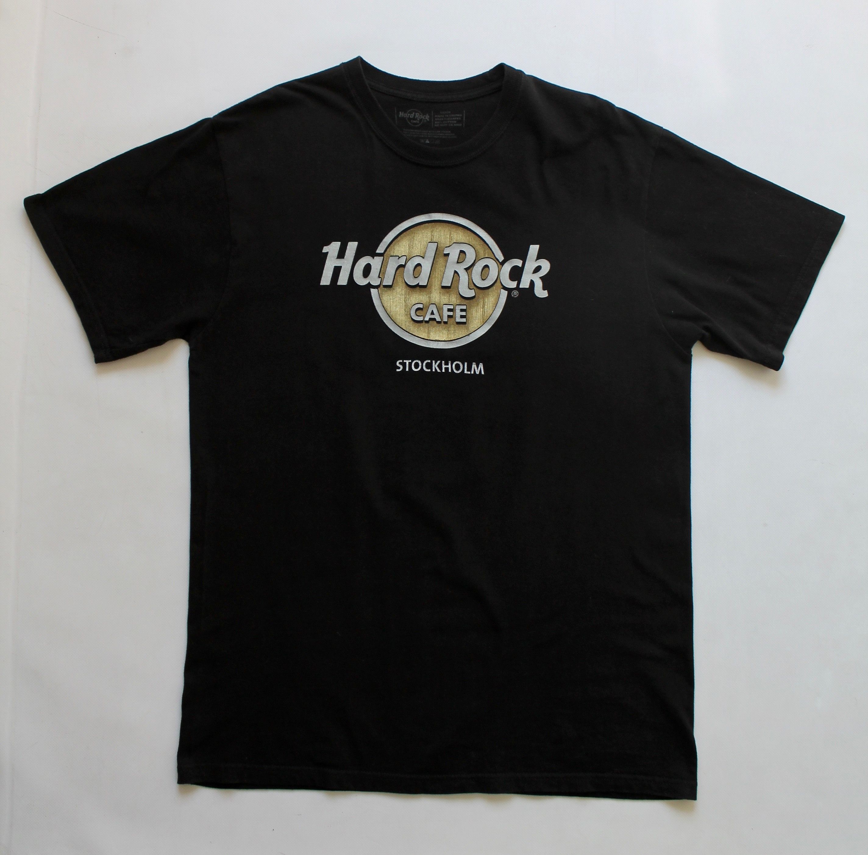 Hard Rock Cafe Hard Rock Cafe Stockholm vintage Tee T Shirt Size US L / EU 52-54 / 3 - 8 Thumbnail