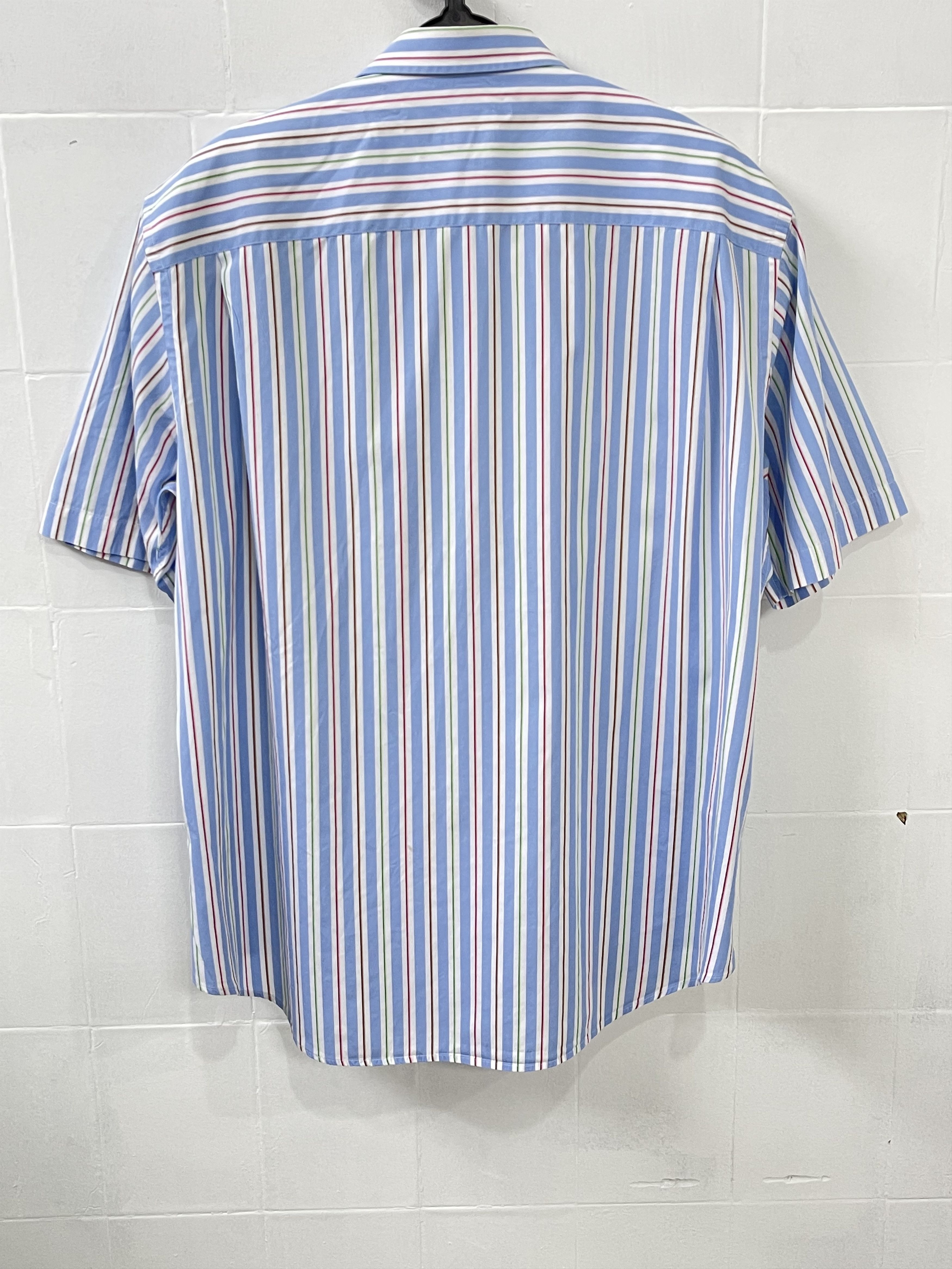 Burberry 🔥 Burberry summer shirt short sleeve rainbow Size US XL / EU 56 / 4 - 7 Thumbnail