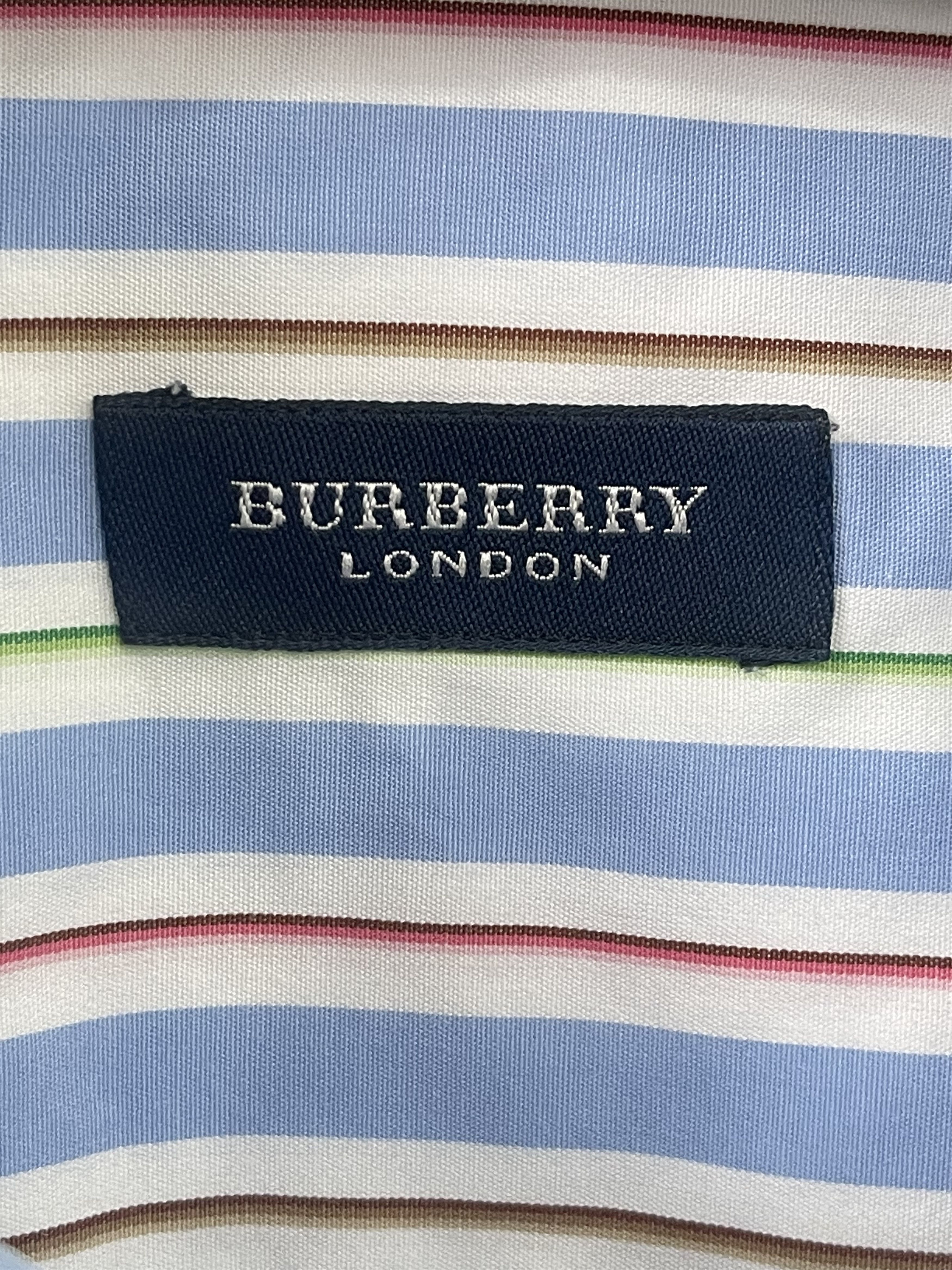 Burberry 🔥 Burberry summer shirt short sleeve rainbow Size US XL / EU 56 / 4 - 3 Thumbnail