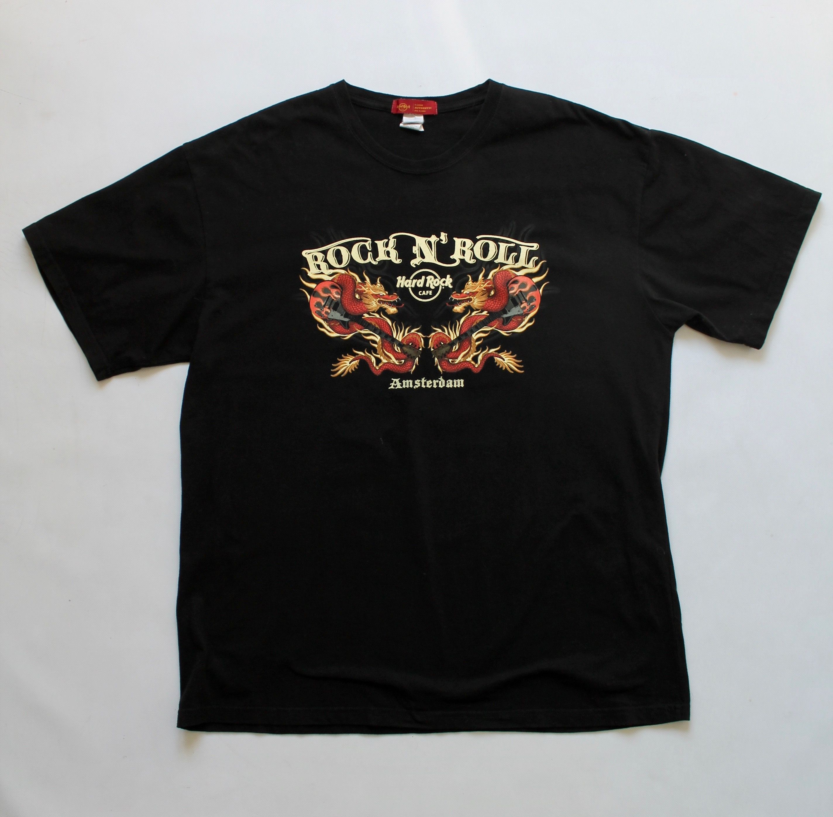 Hard Rock Cafe HARD Rock Cafe Amsterdam Vintgae Tee t Shirt Short Sleeve Size US XL / EU 56 / 4 - 10 Thumbnail