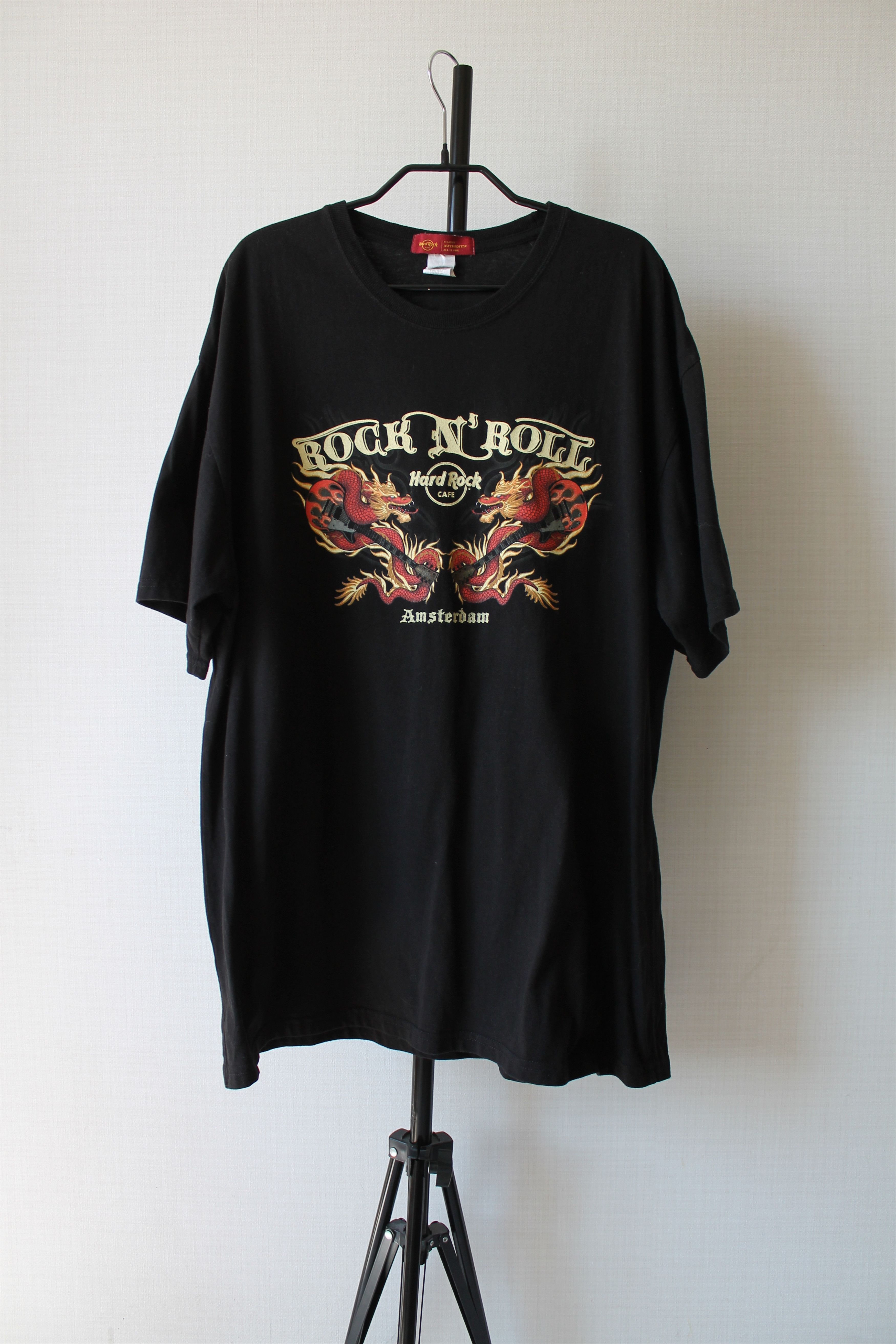Hard Rock Cafe HARD Rock Cafe Amsterdam Vintgae Tee t Shirt Short Sleeve Size US XL / EU 56 / 4 - 1 Thumbnail