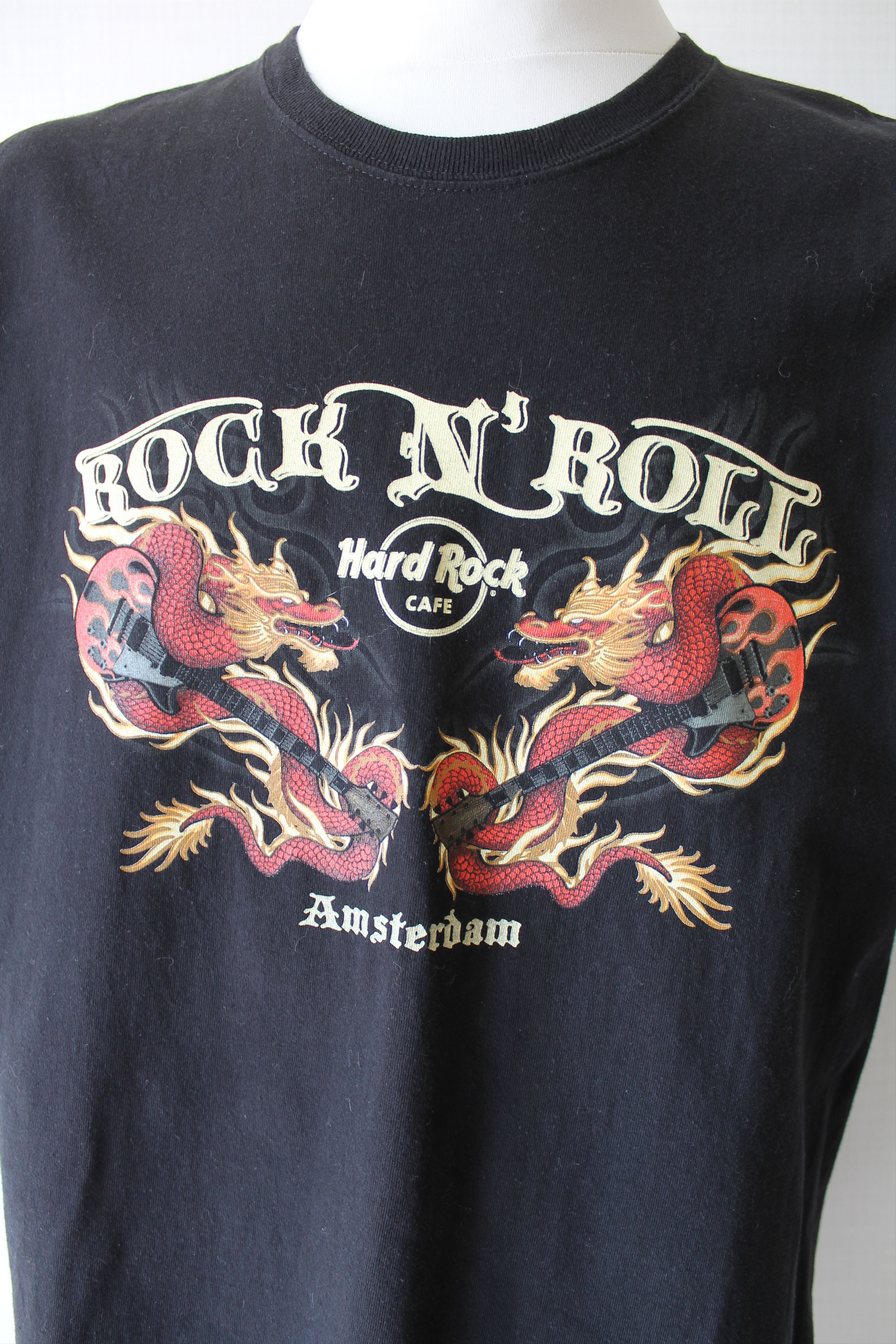 Hard Rock Cafe HARD Rock Cafe Amsterdam Vintgae Tee t Shirt Short Sleeve Size US XL / EU 56 / 4 - 8 Thumbnail
