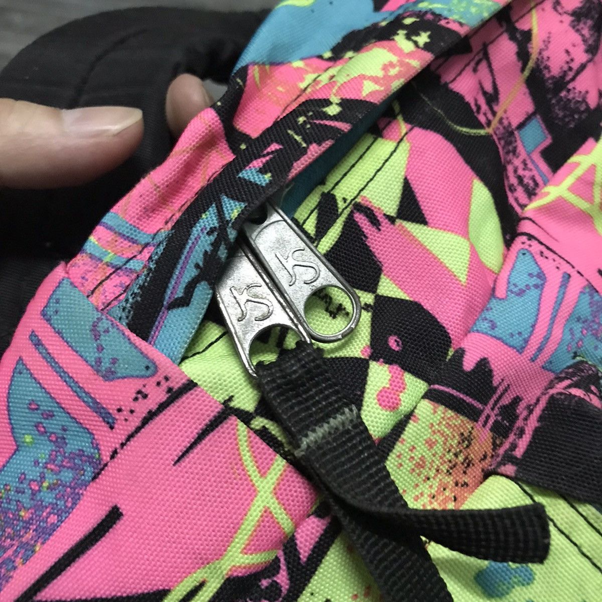 90s〜00s jansport リュック マルチカラー Jansport × Vintage Multicolour JANSPORT backpack | Grailed