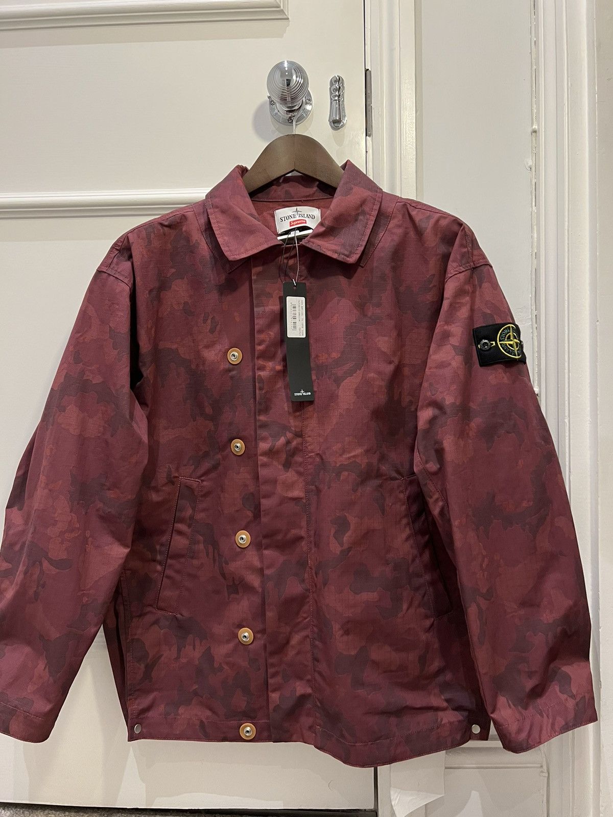 Supreme Supreme Stone Island Reactive Ice Camo Ripstop Jacket ...