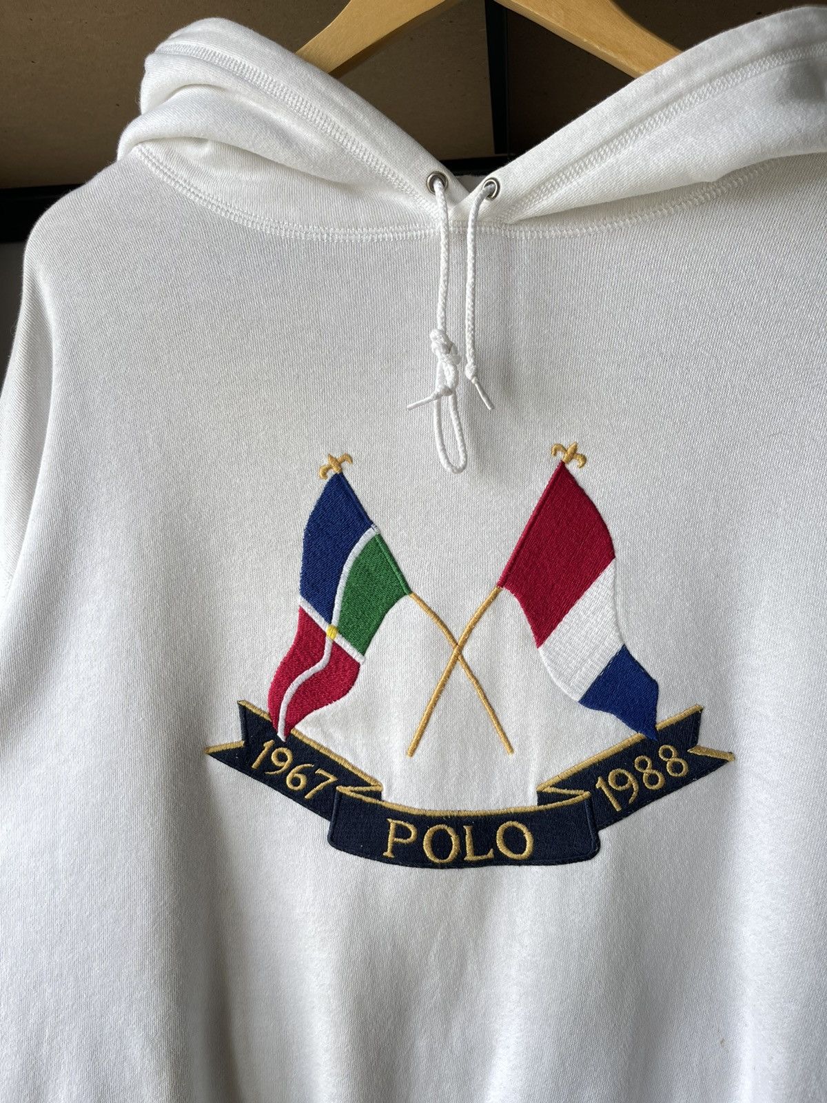 Polo Ralph Lauren VINTAGE POLO LAUREN 80s CROSS FLAG HOODIE