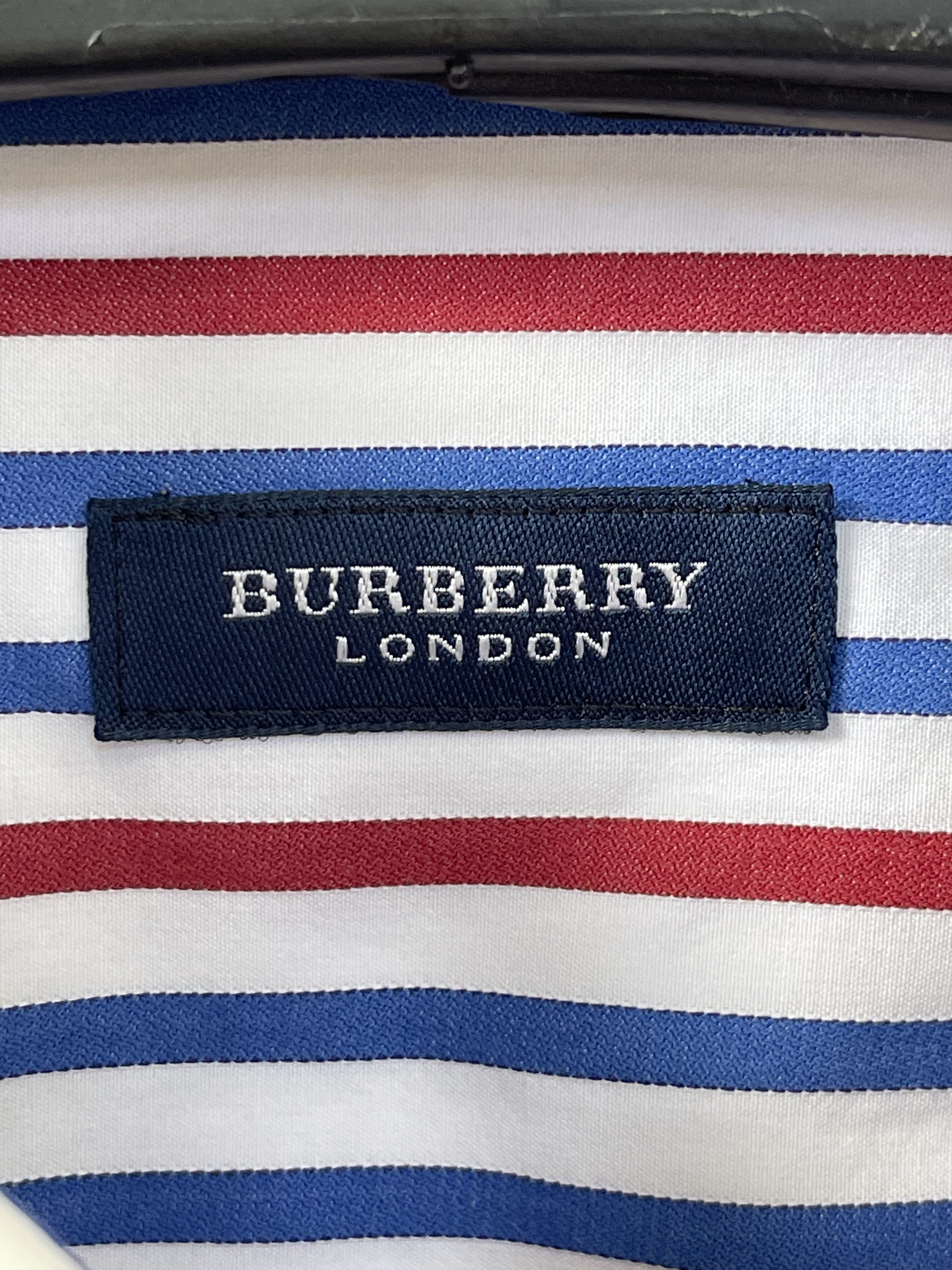 Burberry 🔥 Burberry striped shirt luxury classic multicolored size L Size US L / EU 52-54 / 3 - 6 Thumbnail