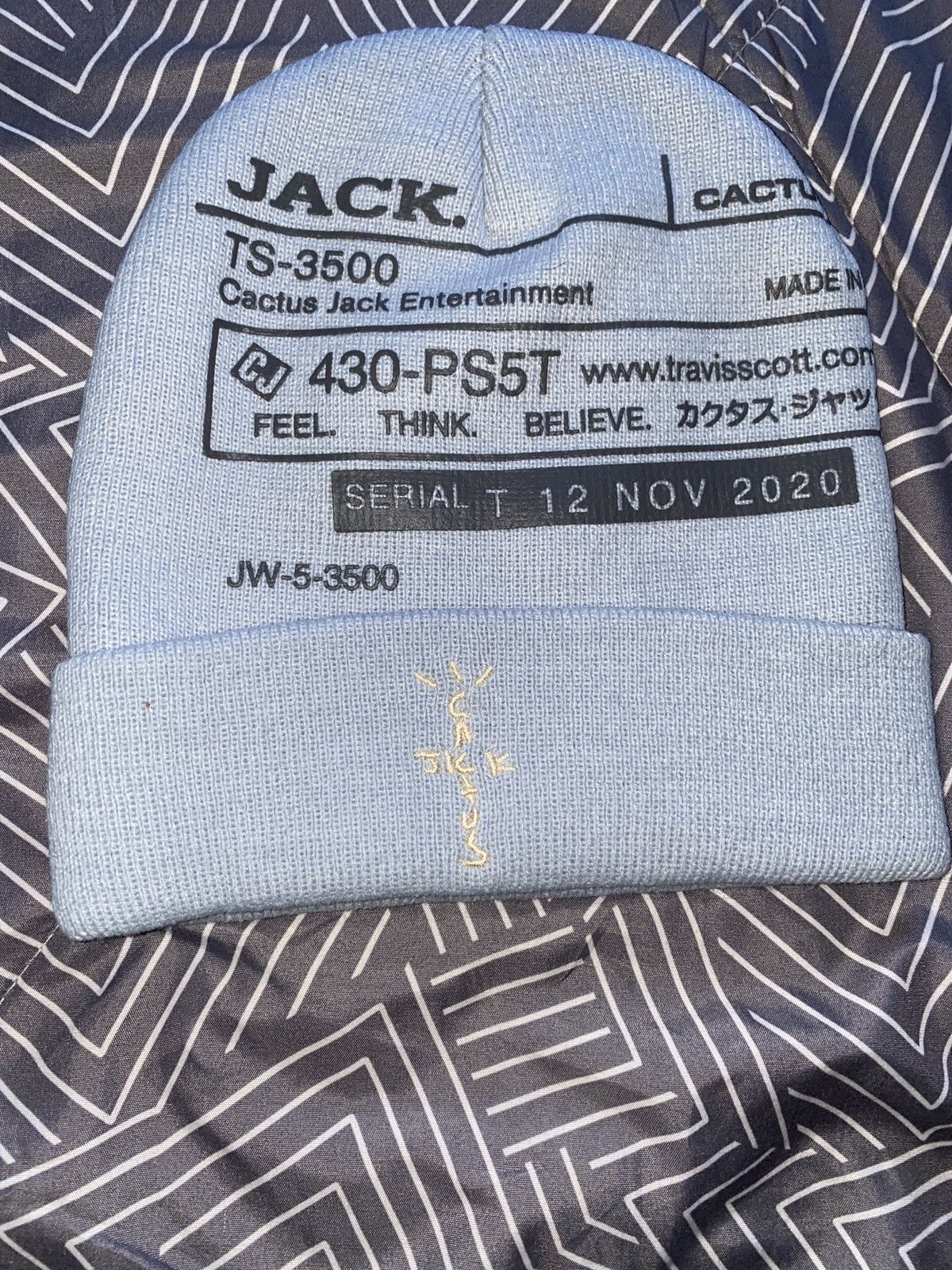 Travis Scott Cactus Jack System Beanie 2 Size ONE SIZE - 1 Thumbnail