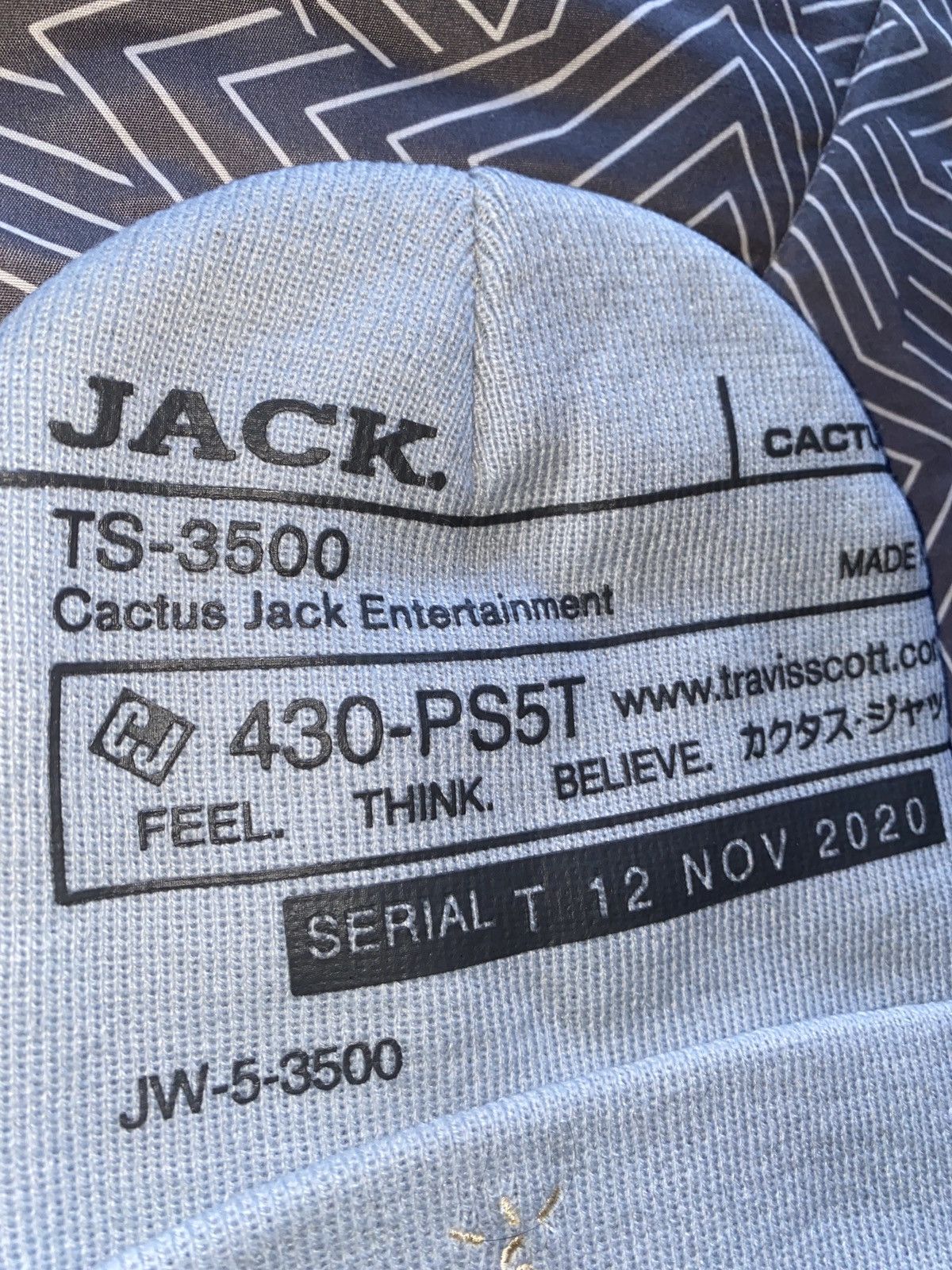 Travis Scott Cactus Jack System Beanie 2 Size ONE SIZE - 4 Thumbnail