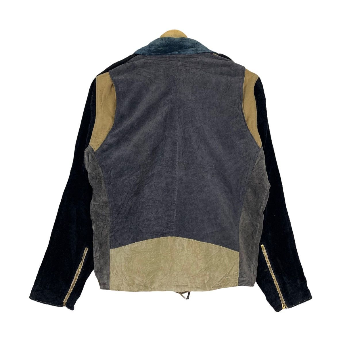 Velvet ☀️90s BIKERS VELVET DOUBLE COLLAR ZIPPER JACKET Size US S / EU 44-46 / 1 - 7 Thumbnail