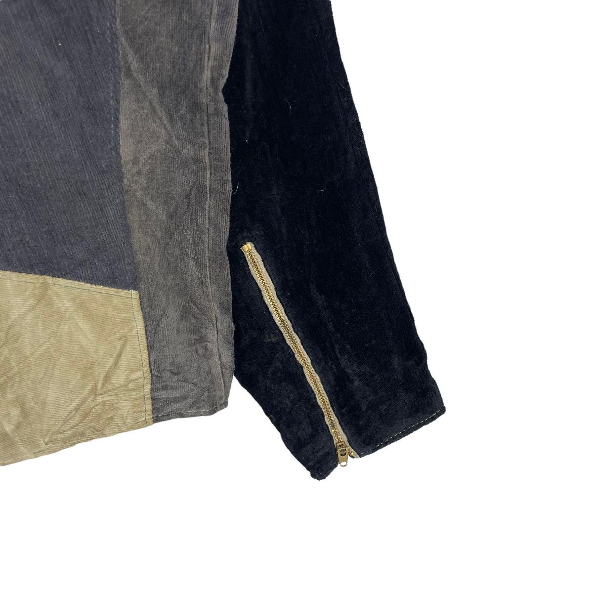 Velvet ☀️90s BIKERS VELVET DOUBLE COLLAR ZIPPER JACKET Size US S / EU 44-46 / 1 - 5 Thumbnail