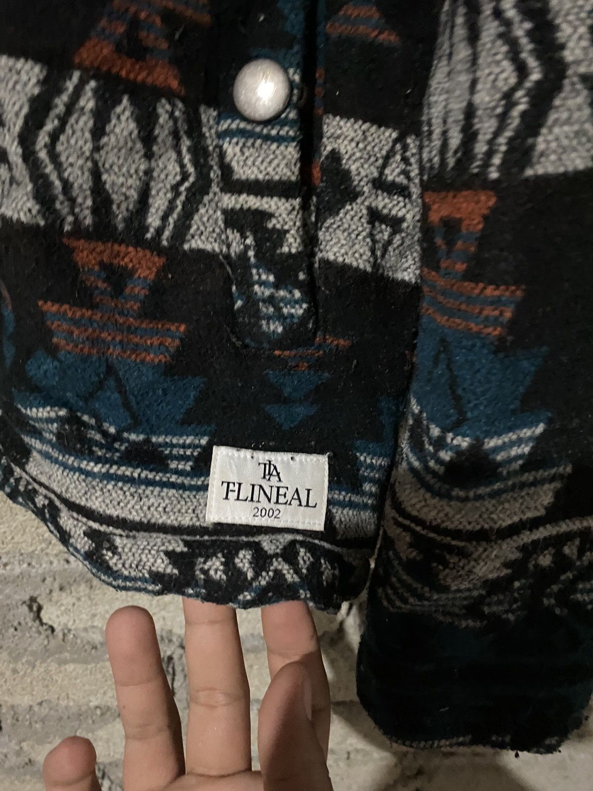 Native 🔥SALE🔥T-LINEAL NATIVE NAVAJO STYLE HOODIE JACKET Size US M / EU 48-50 / 2 - 5 Thumbnail