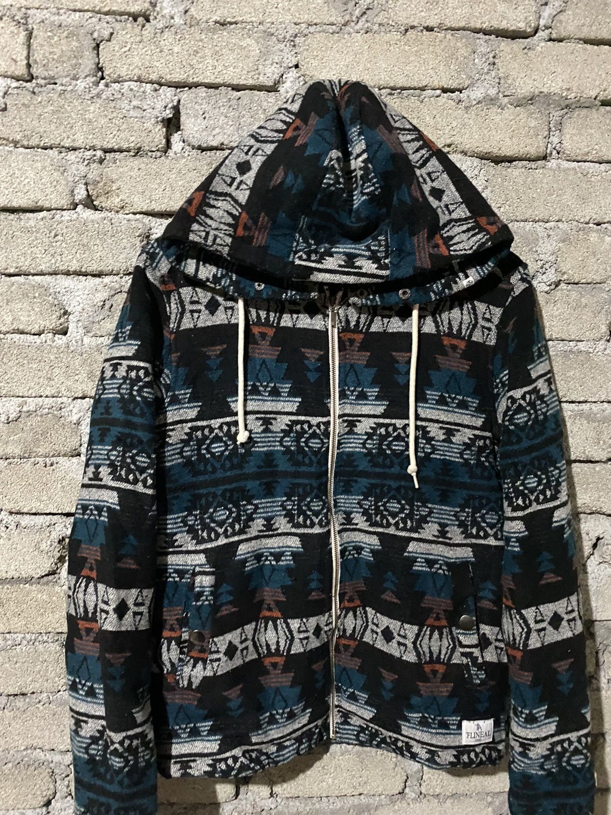 Native 🔥SALE🔥T-LINEAL NATIVE NAVAJO STYLE HOODIE JACKET Size US M / EU 48-50 / 2 - 4 Thumbnail