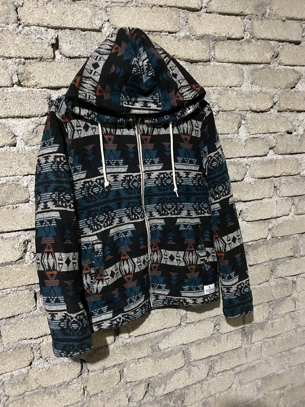 Native 🔥SALE🔥T-LINEAL NATIVE NAVAJO STYLE HOODIE JACKET Size US M / EU 48-50 / 2 - 3 Thumbnail