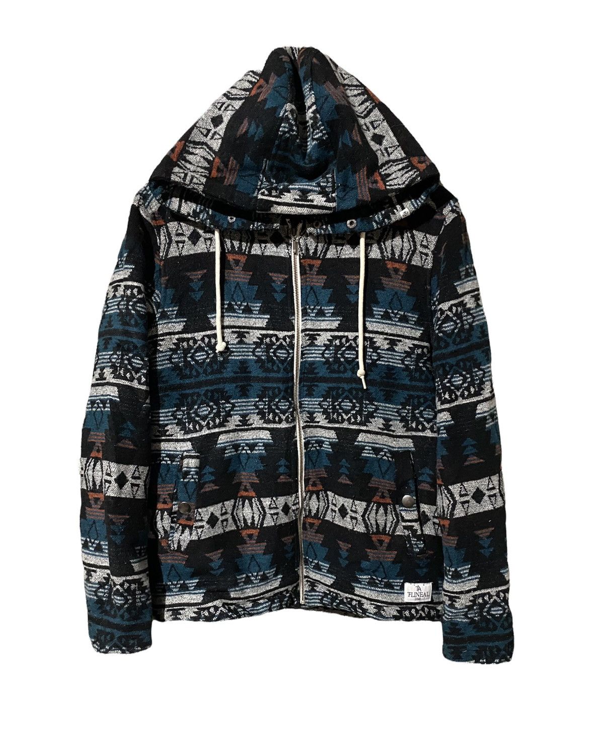 Native 🔥SALE🔥T-LINEAL NATIVE NAVAJO STYLE HOODIE JACKET Size US M / EU 48-50 / 2 - 1 Thumbnail